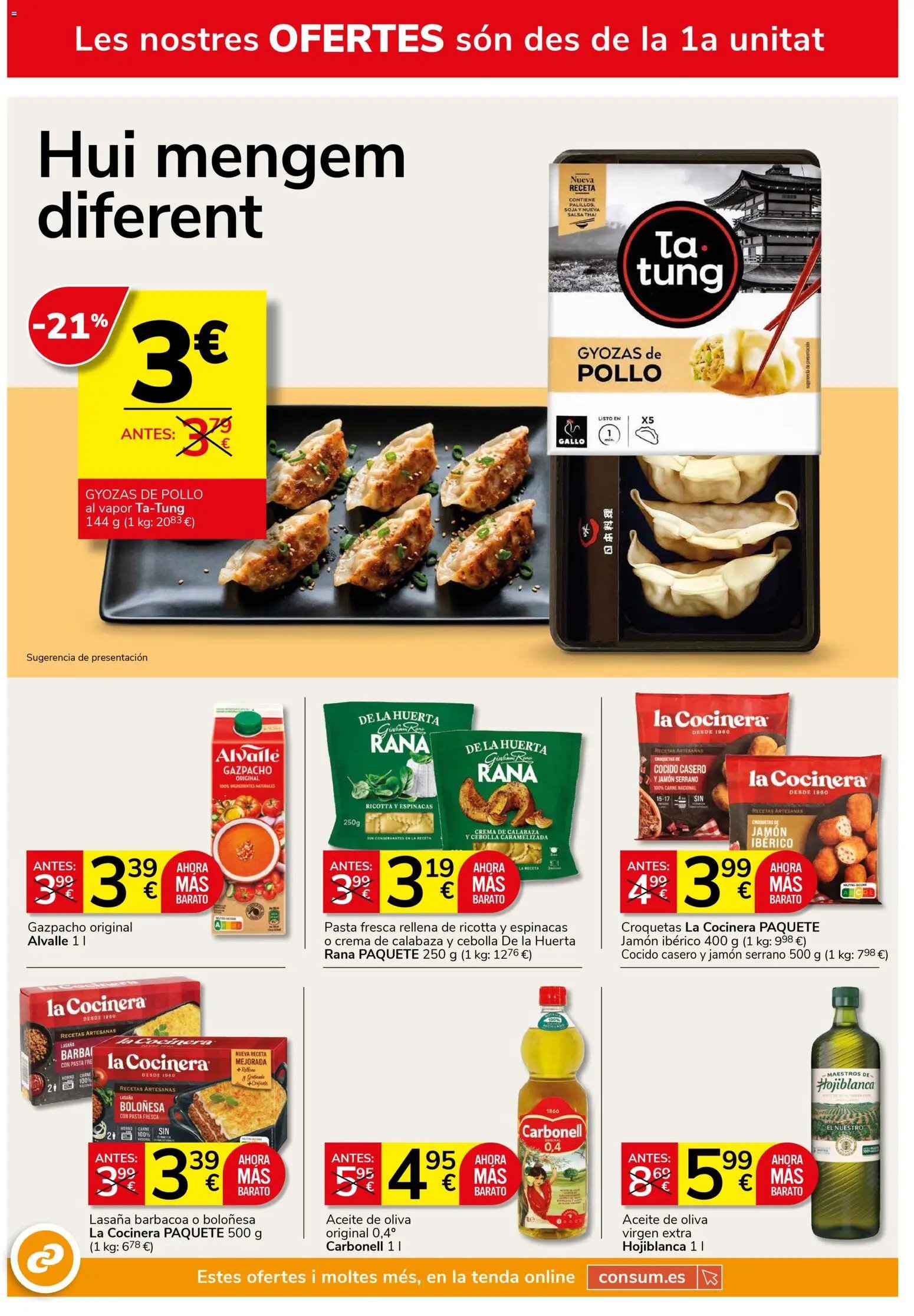 Consum folleto