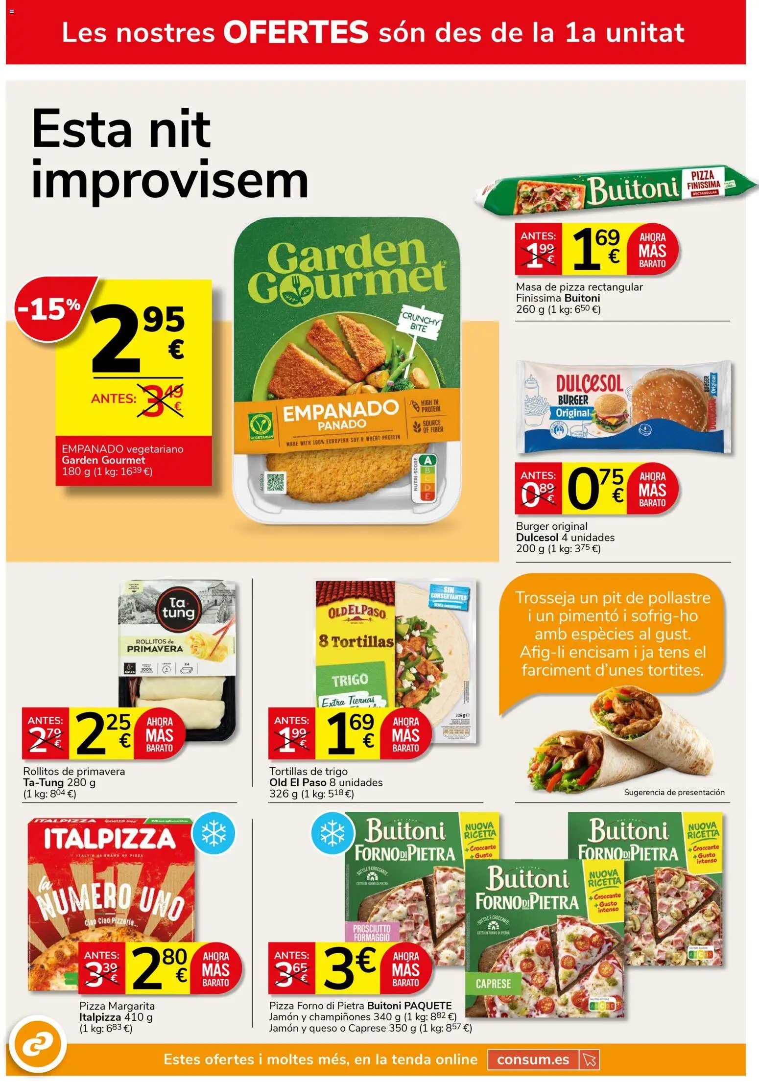 Consum folleto