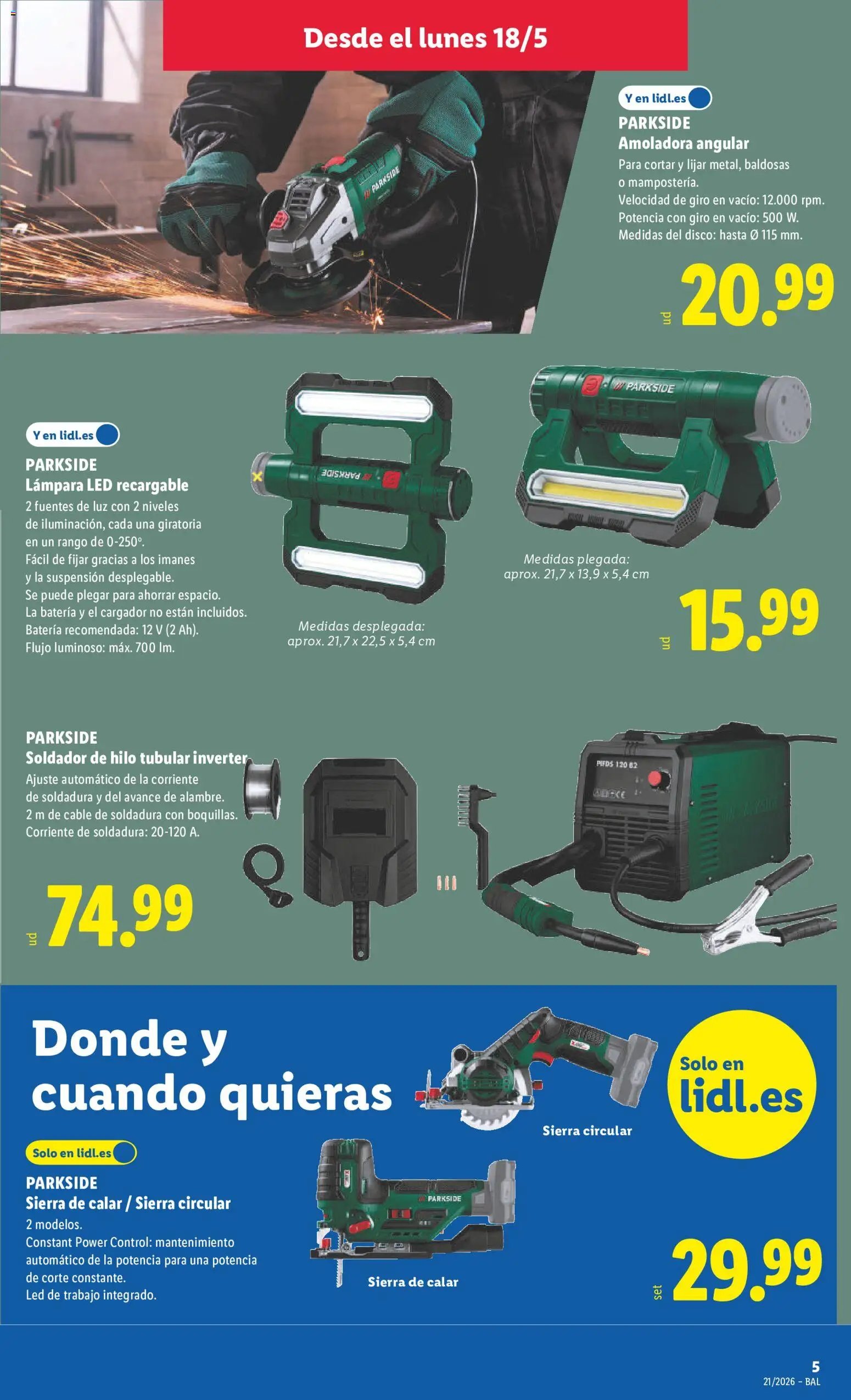 Lidl folleto de bazar