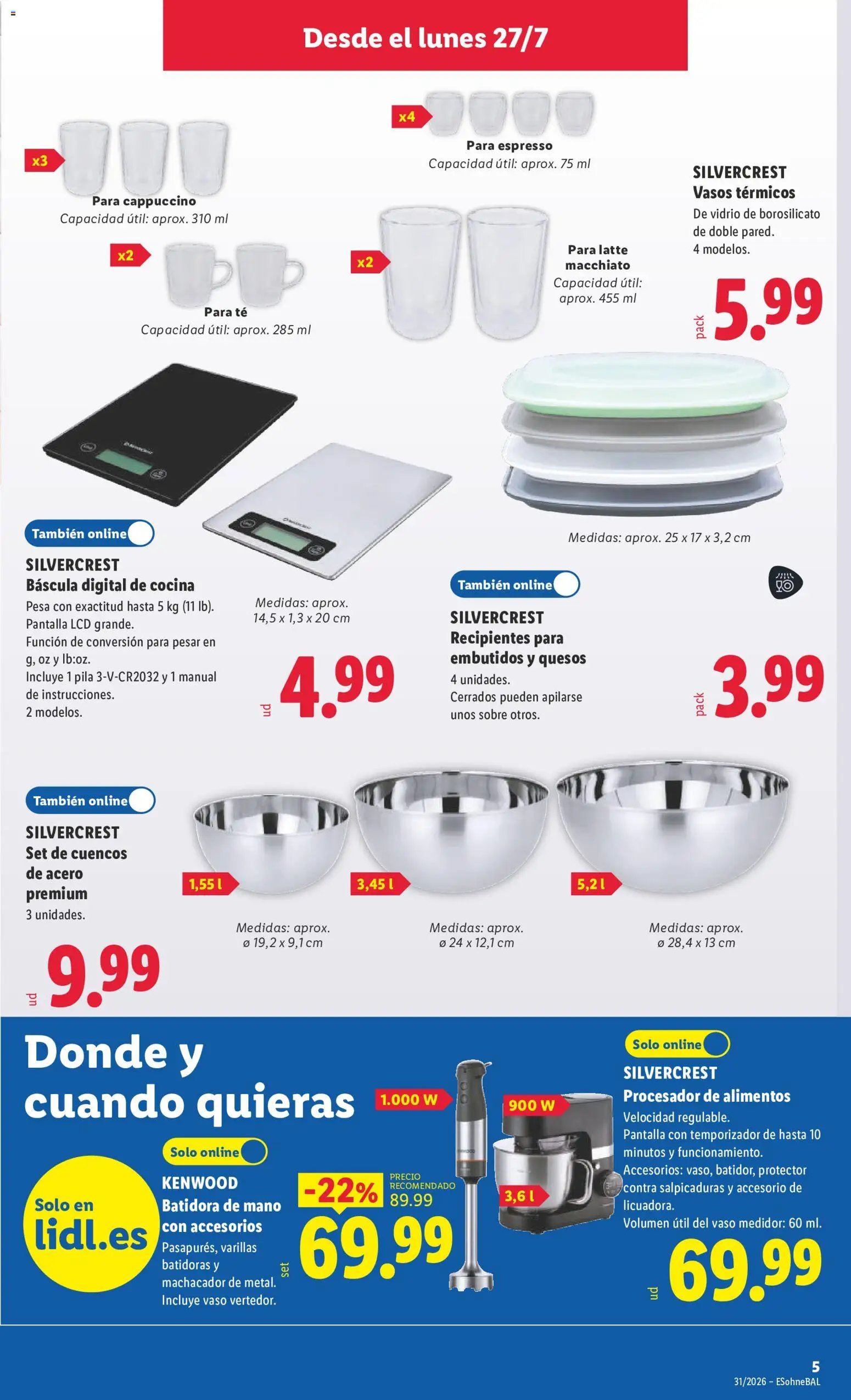 Lidl folleto de bazar
