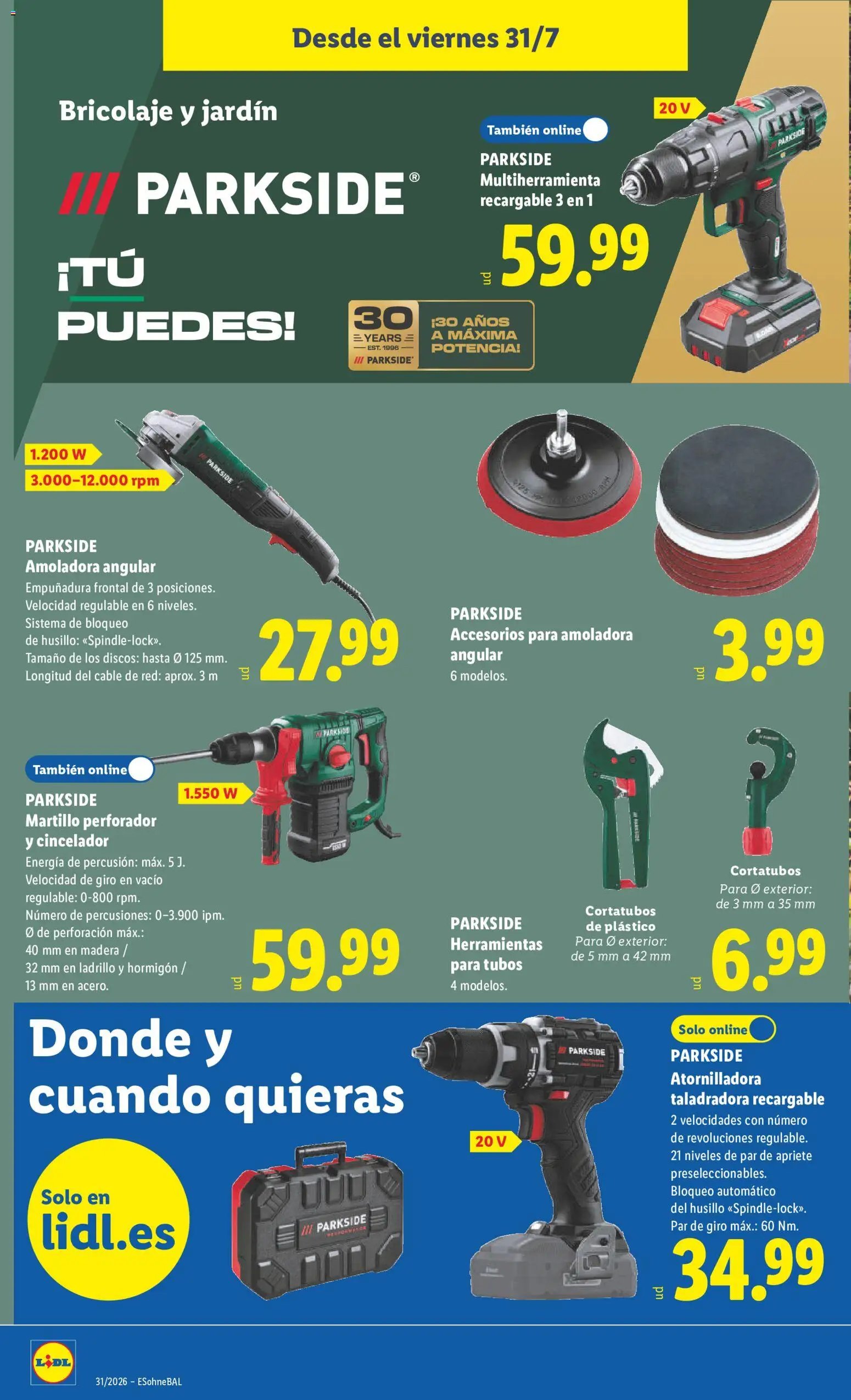 Lidl folleto de bazar