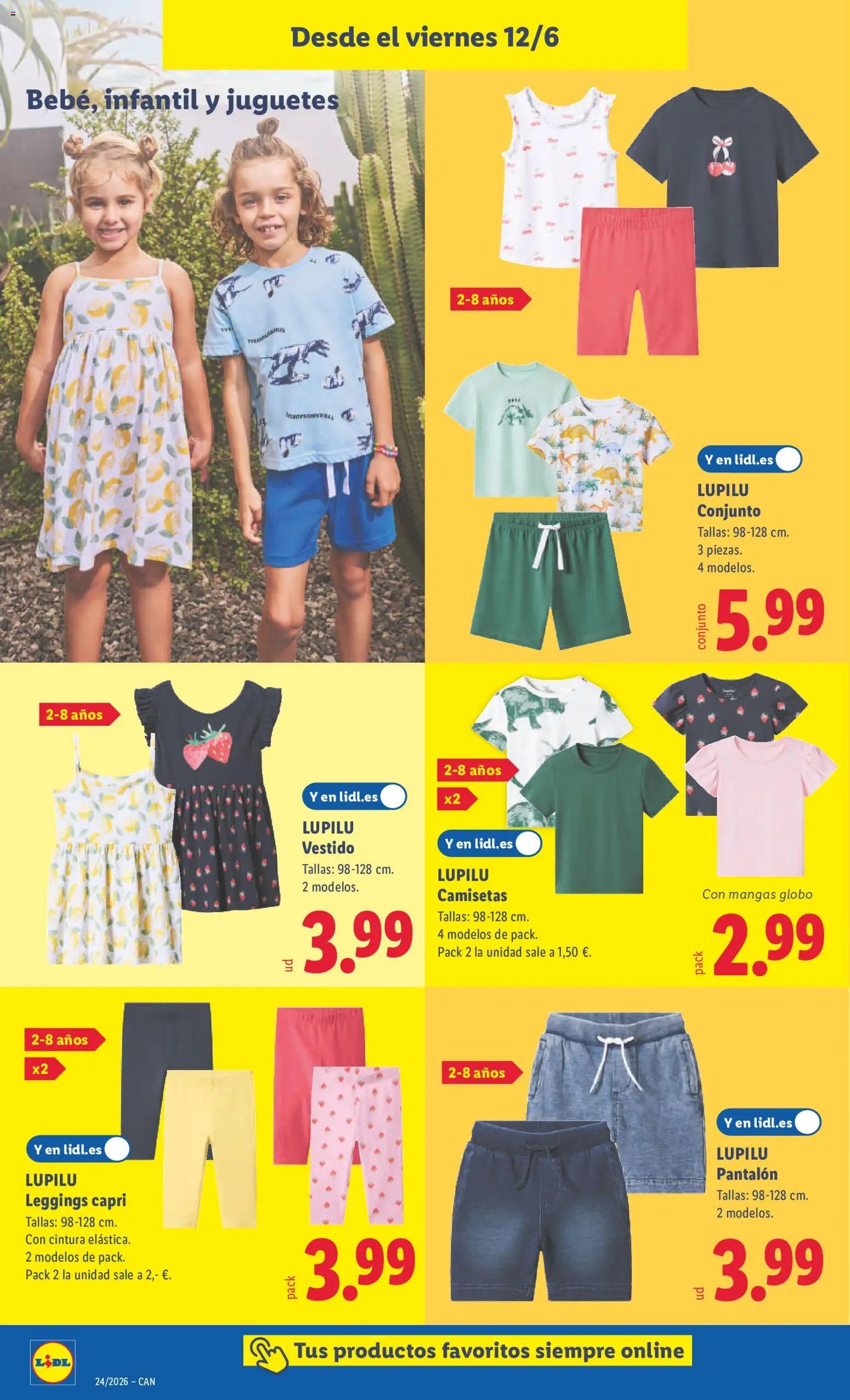 Lidl folleto de bazar Canarias