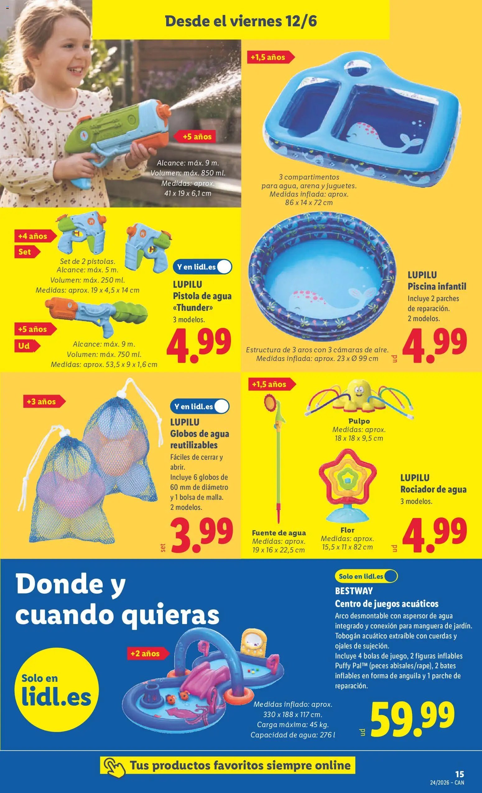Lidl folleto de bazar Canarias