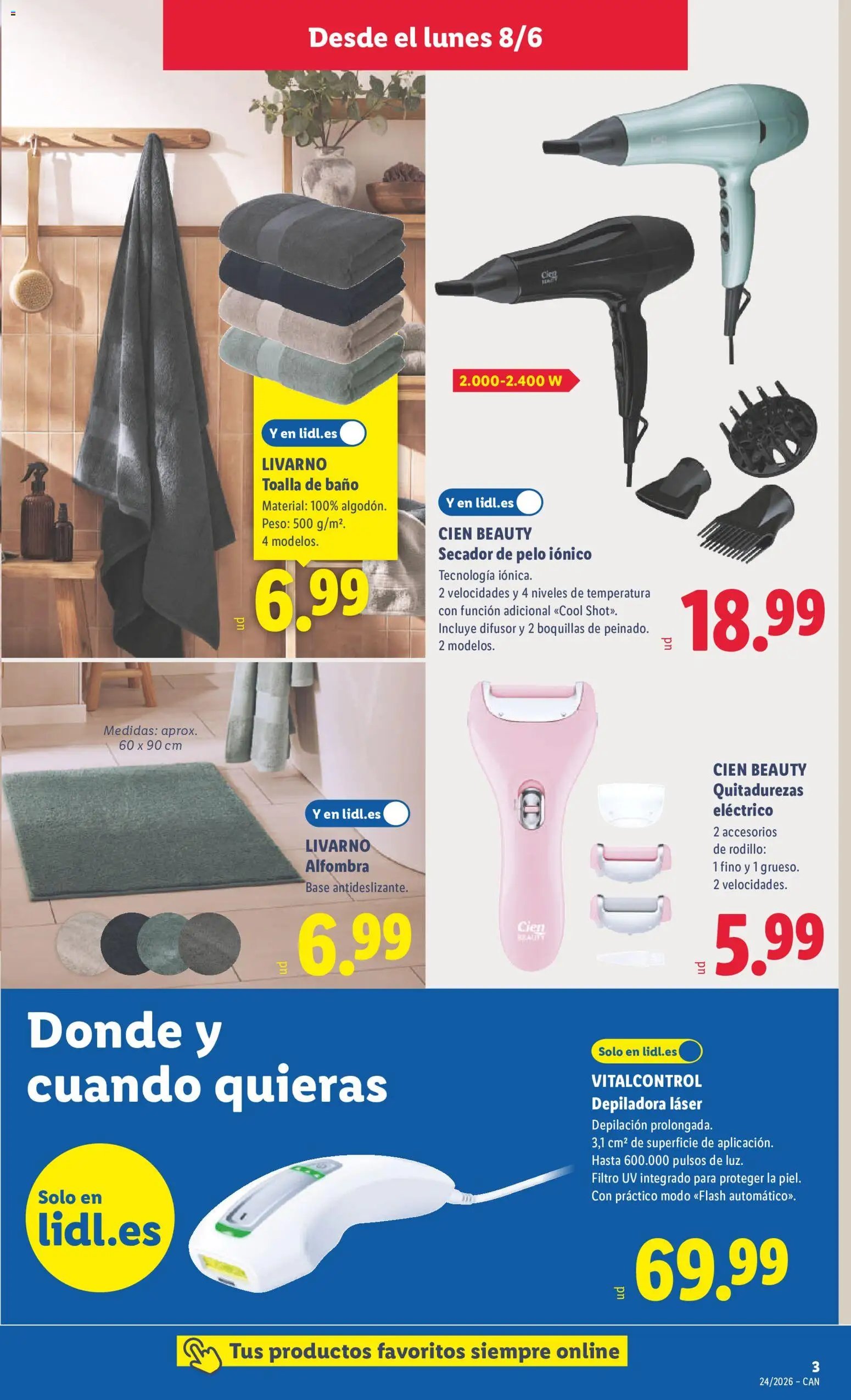 Lidl folleto de bazar Canarias