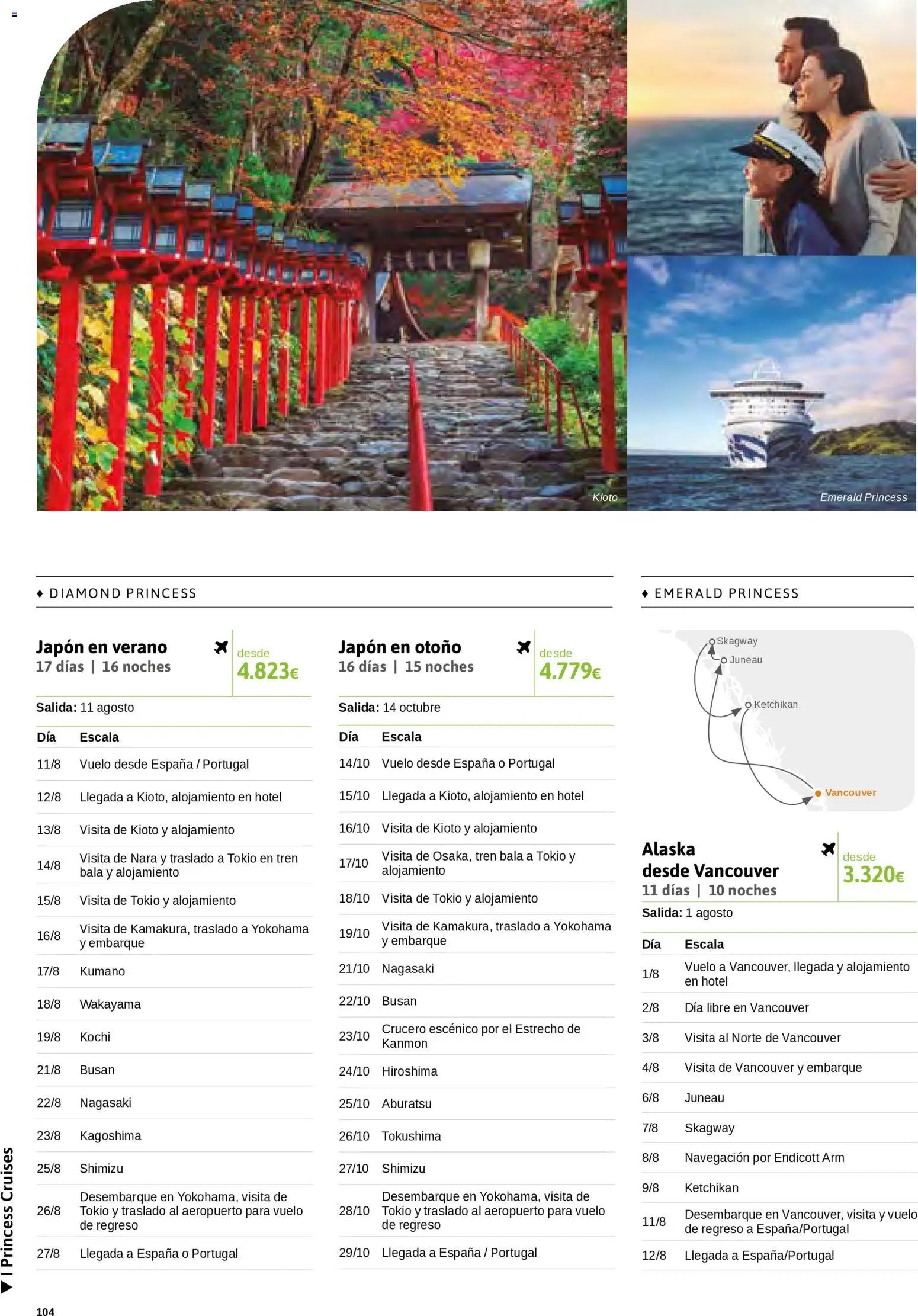 Viajes El Corte Inglés Cruceros marítimos