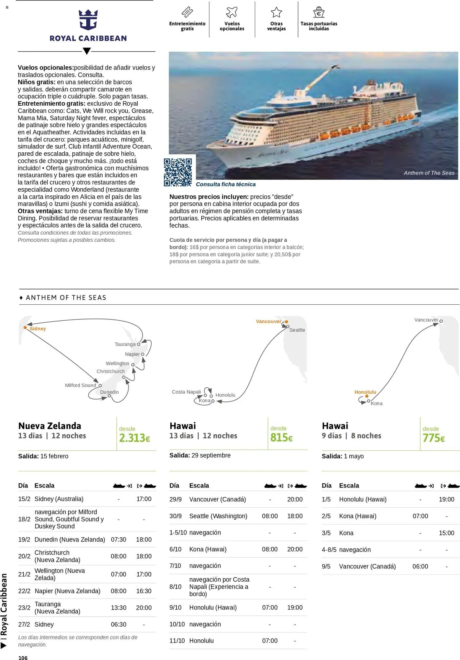 Viajes El Corte Inglés Cruceros marítimos
