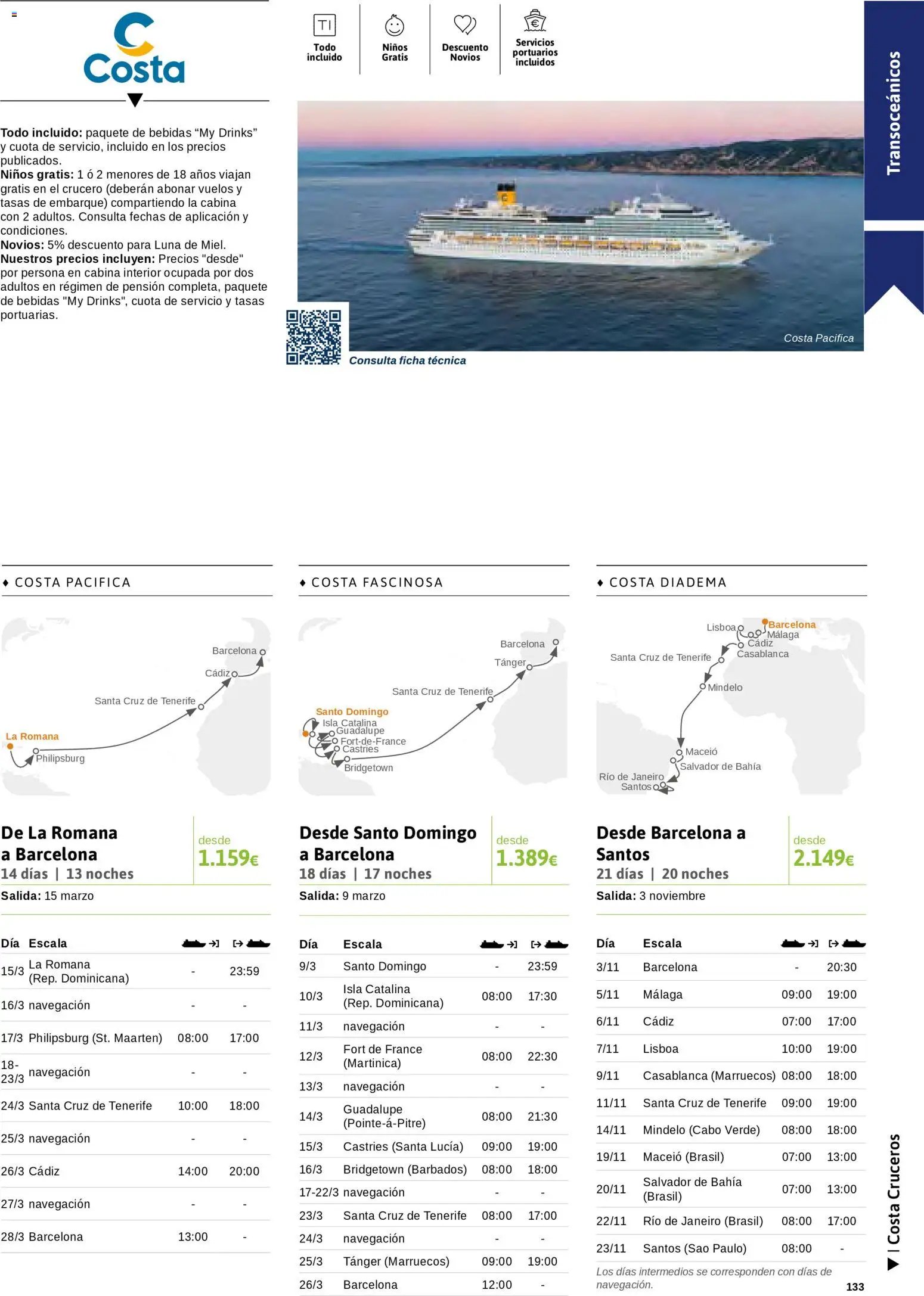 Viajes El Corte Inglés Cruceros marítimos