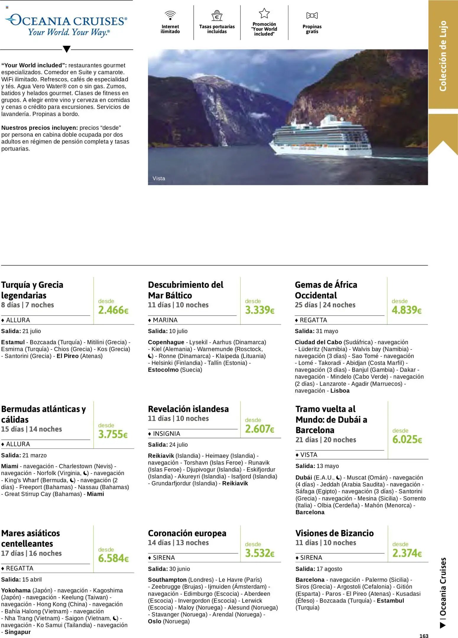 Viajes El Corte Inglés Cruceros marítimos