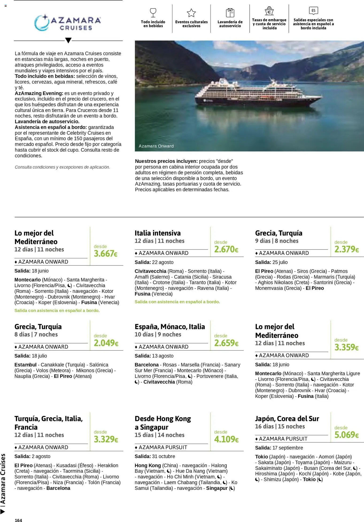 Viajes El Corte Inglés Cruceros marítimos