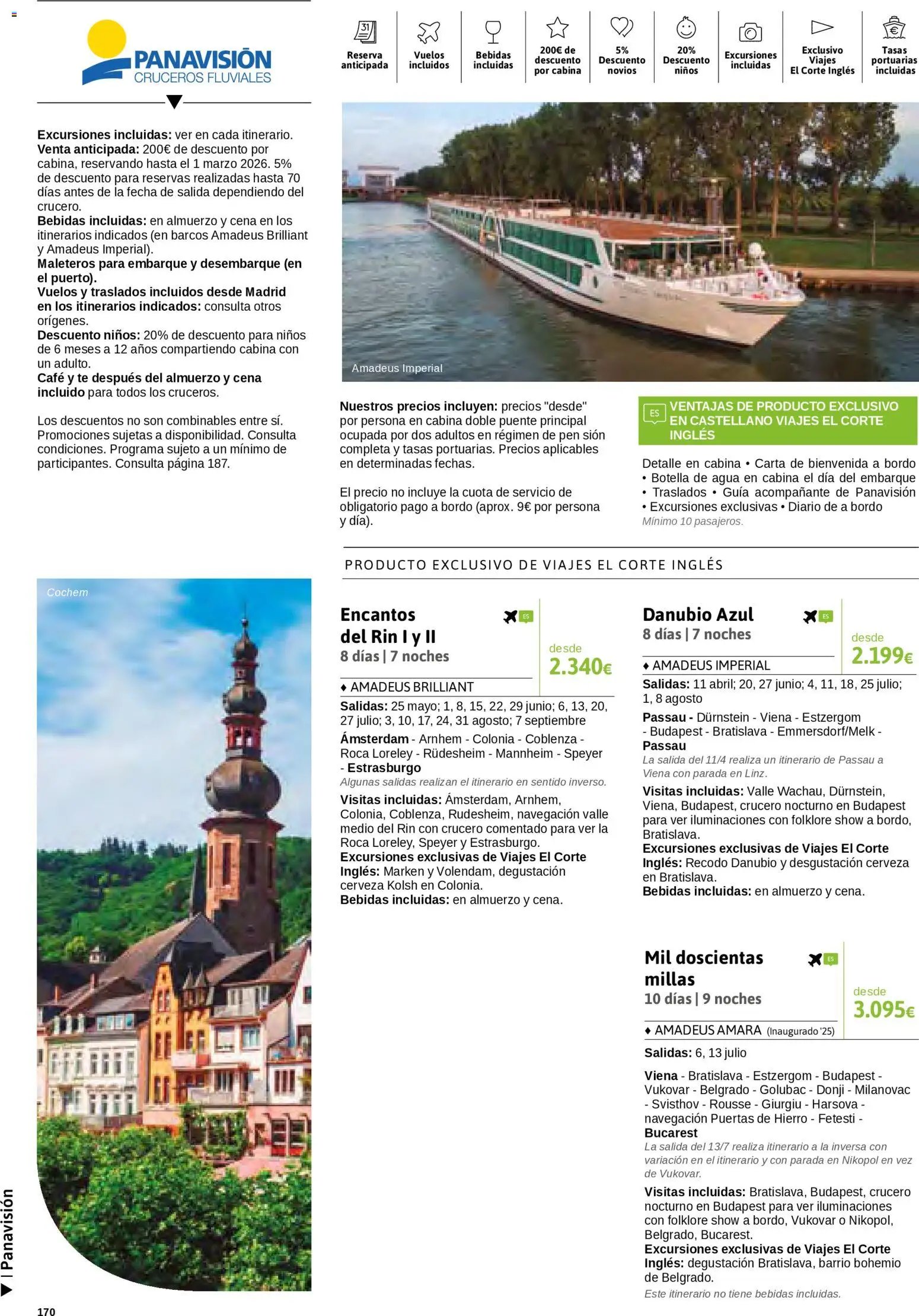 Viajes El Corte Inglés Cruceros marítimos