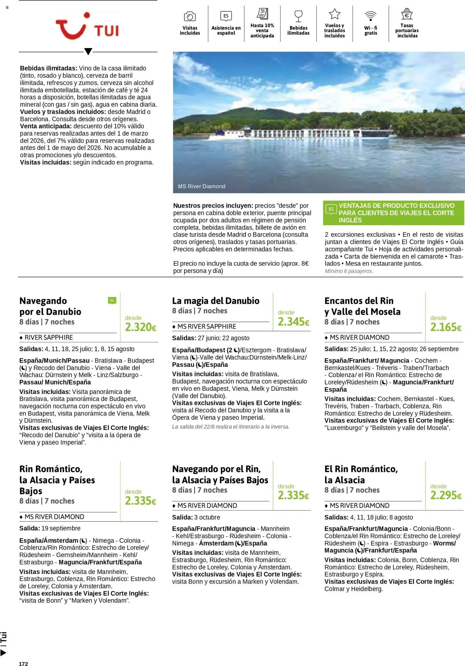 Viajes El Corte Inglés Cruceros marítimos