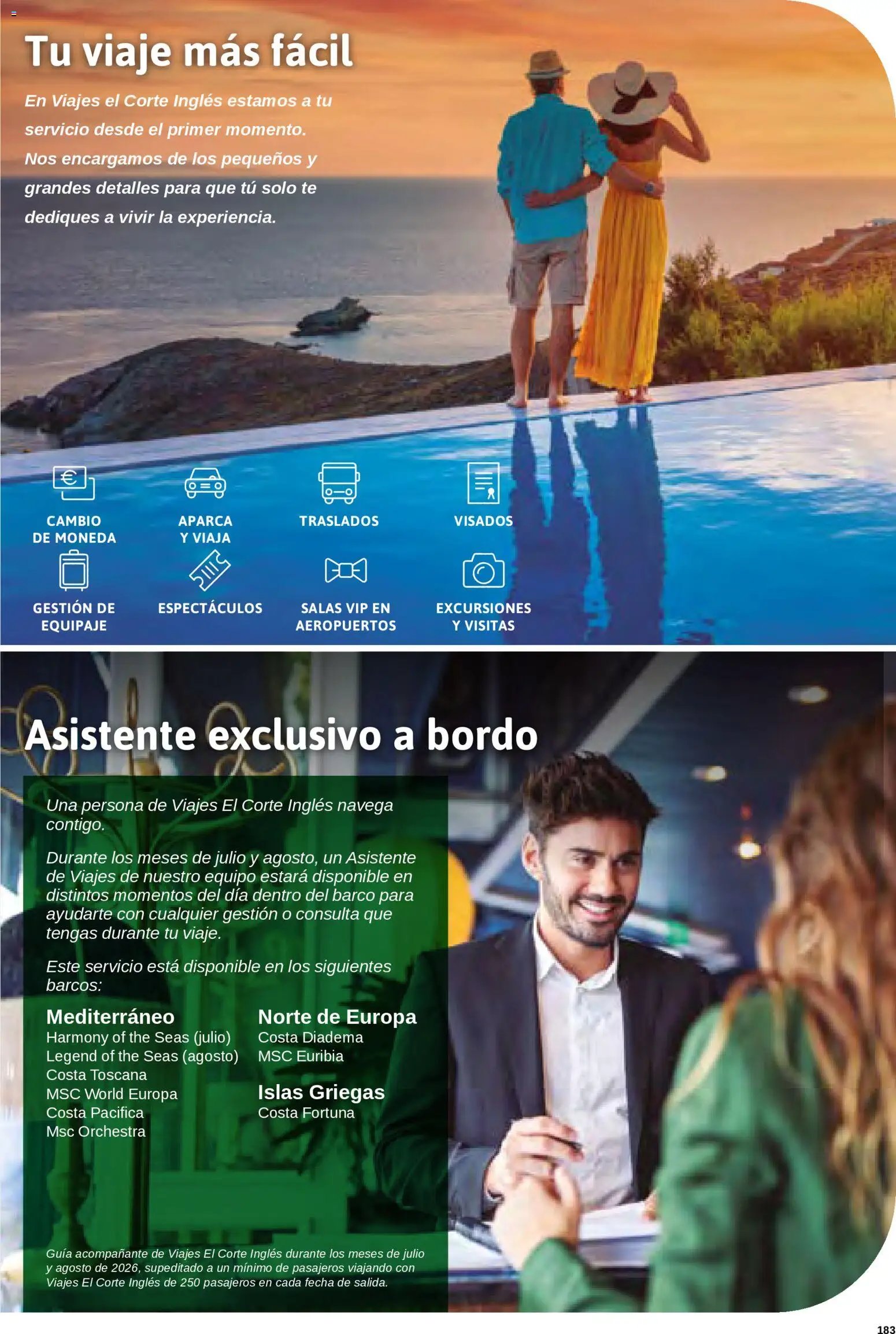 Viajes El Corte Inglés Cruceros marítimos