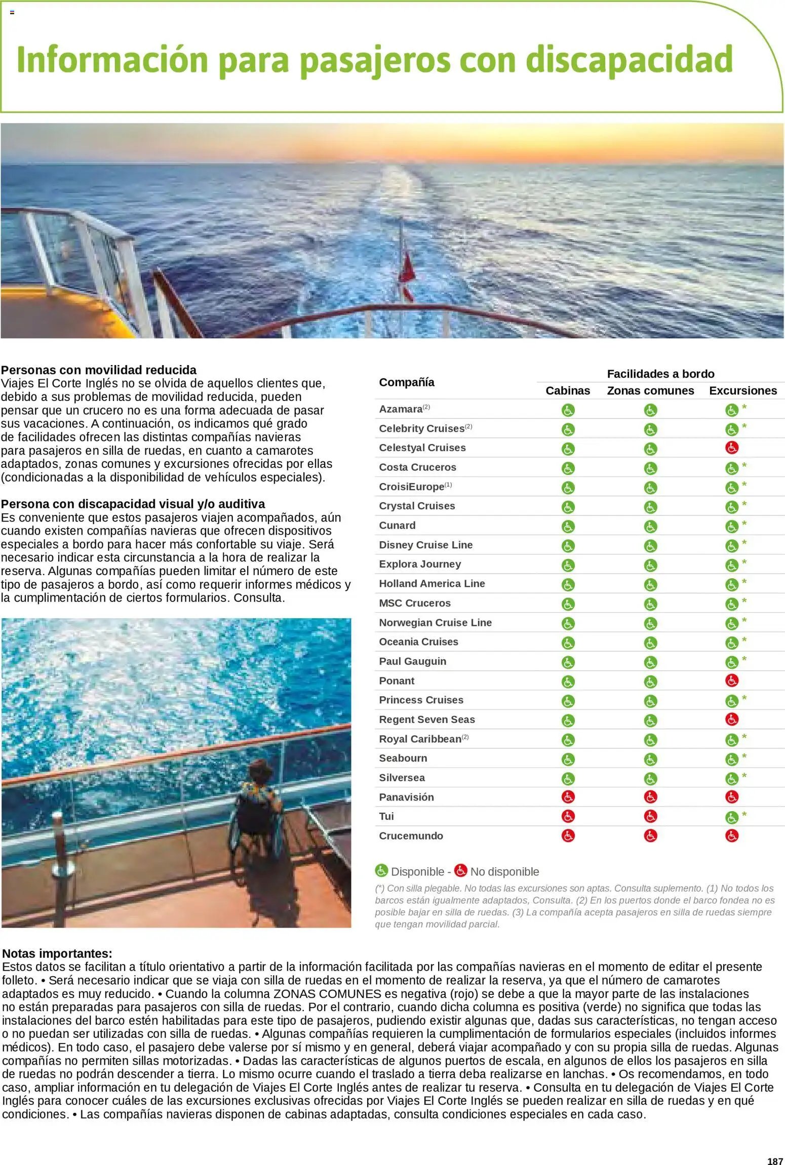 Viajes El Corte Inglés Cruceros marítimos