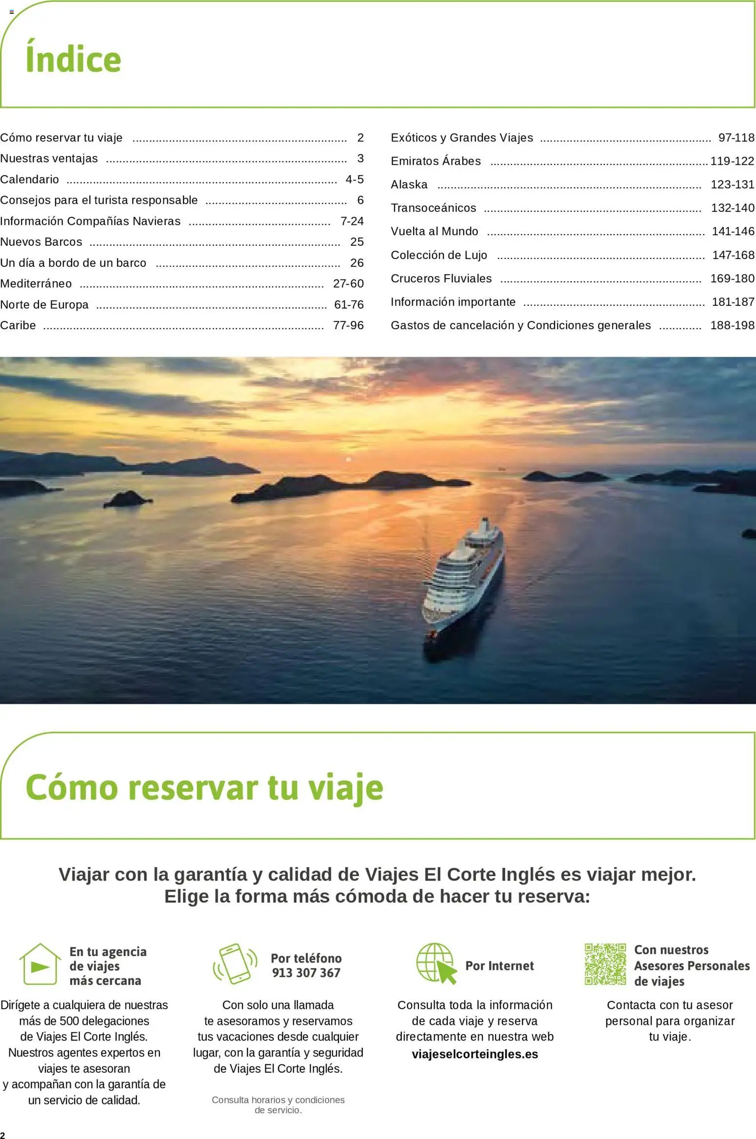 Viajes El Corte Inglés Cruceros marítimos
