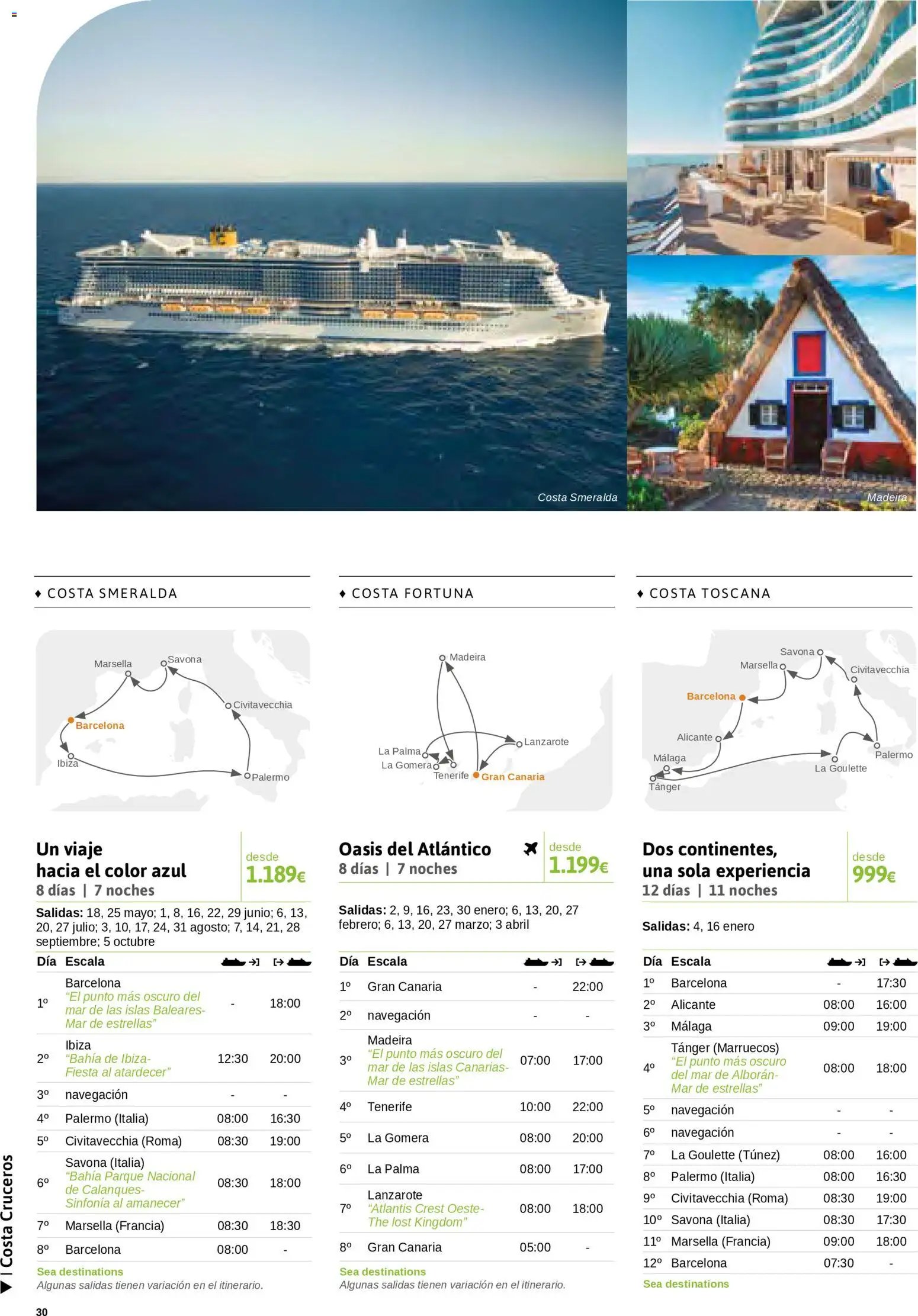 Viajes El Corte Inglés Cruceros marítimos