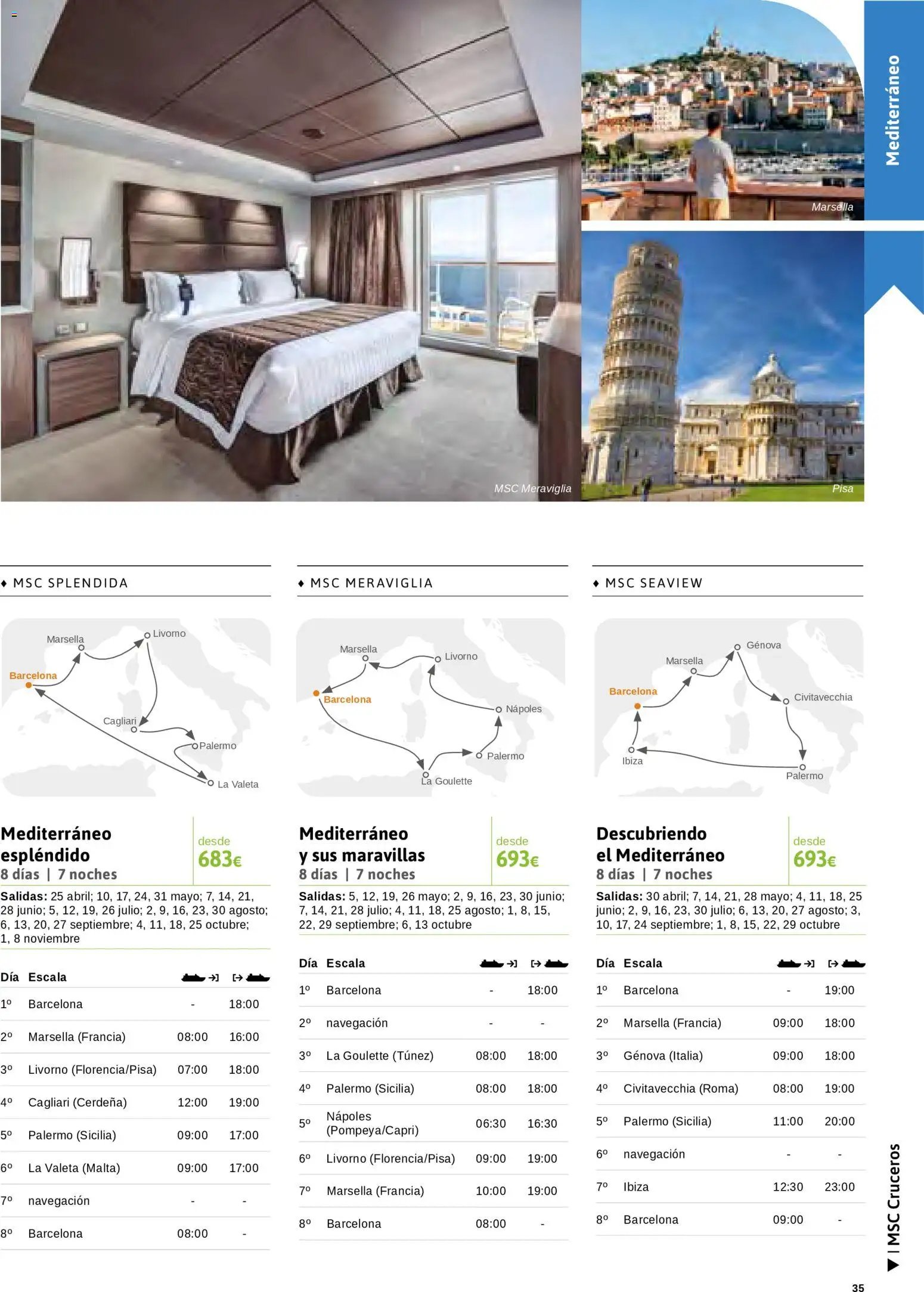 Viajes El Corte Inglés Cruceros marítimos