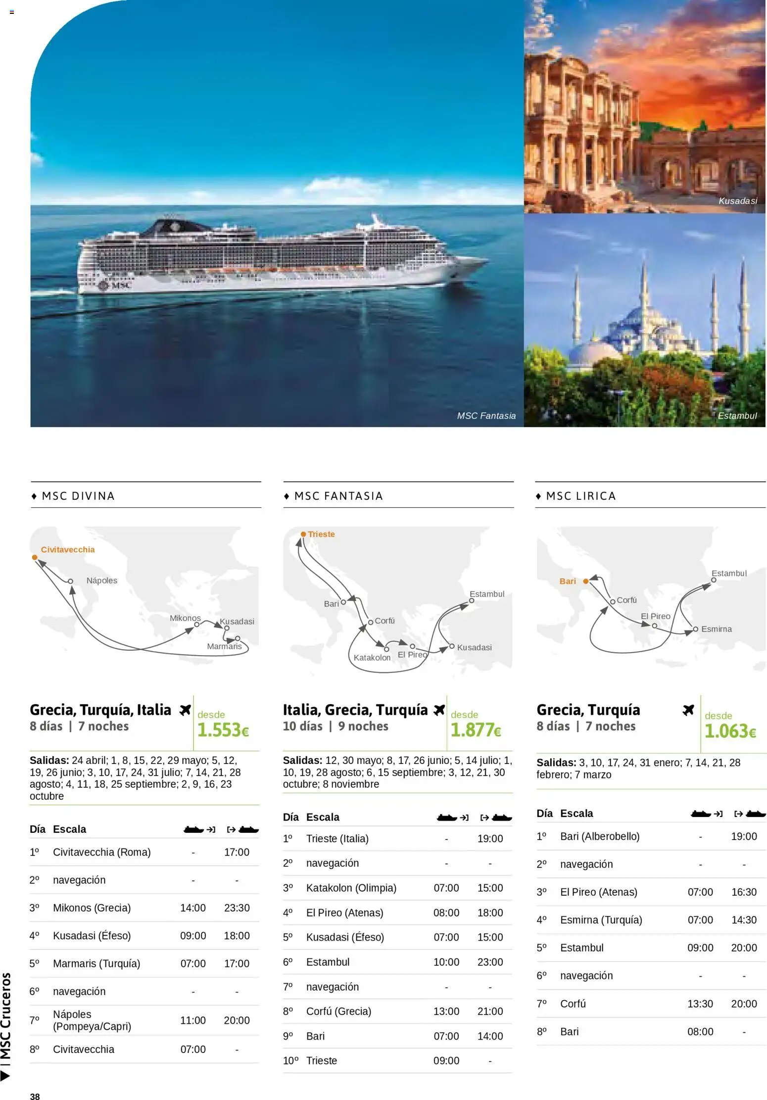 Viajes El Corte Inglés Cruceros marítimos