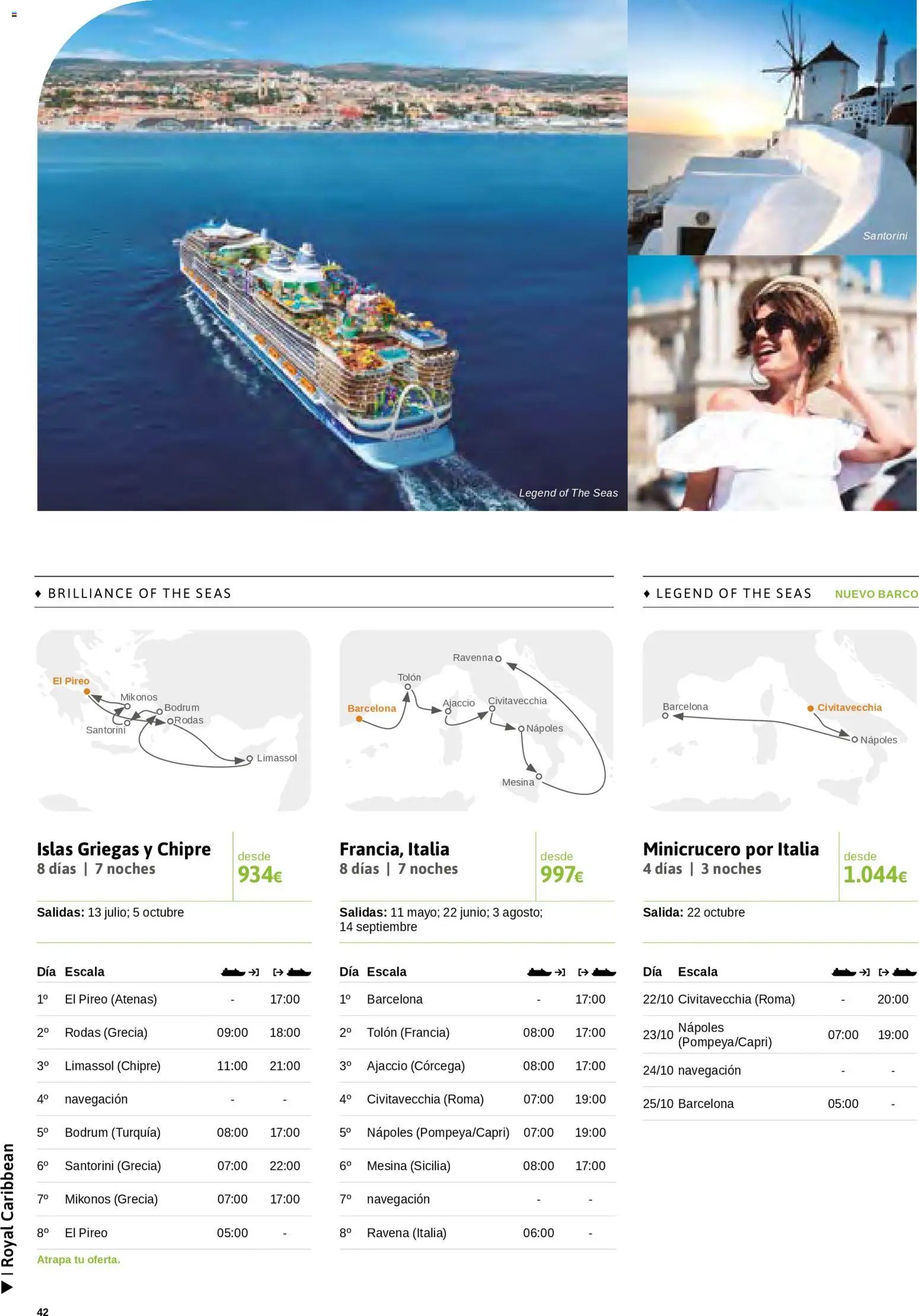 Viajes El Corte Inglés Cruceros marítimos