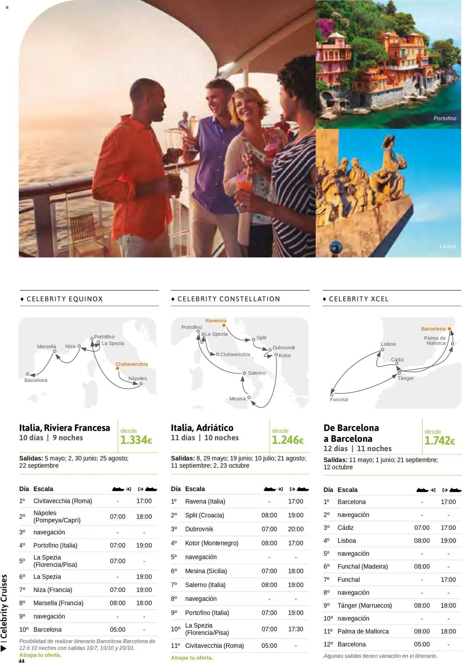 Viajes El Corte Inglés Cruceros marítimos