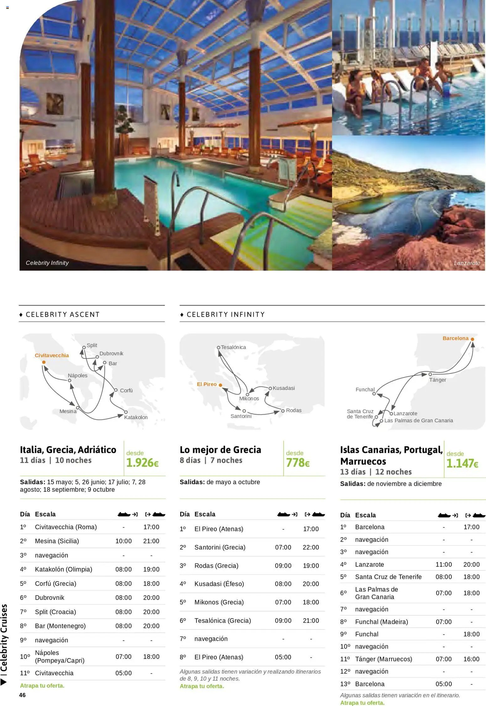 Viajes El Corte Inglés Cruceros marítimos