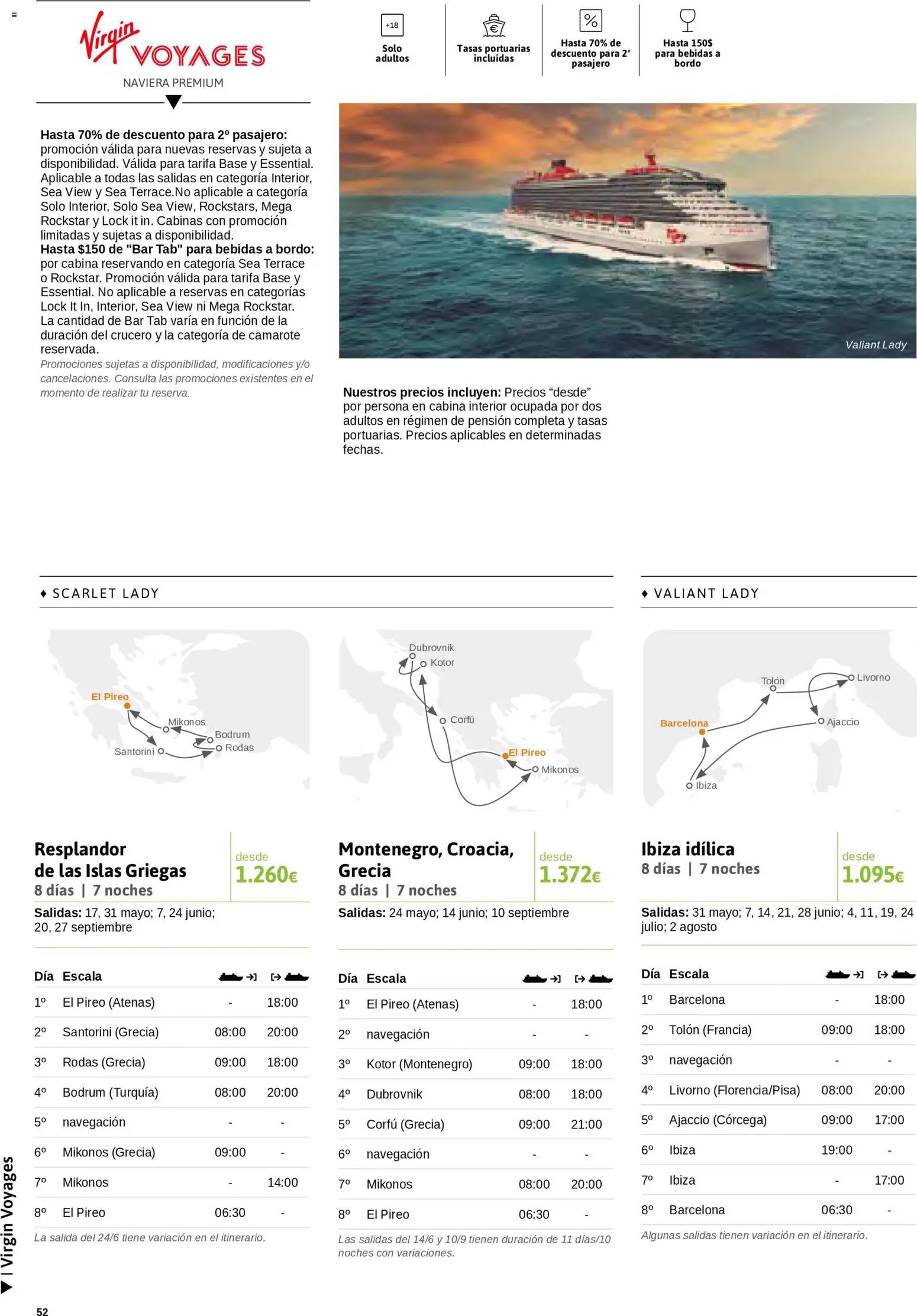 Viajes El Corte Inglés Cruceros marítimos