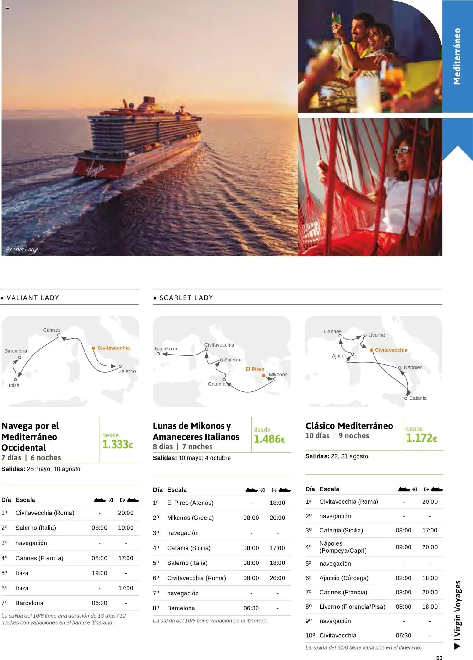 Viajes El Corte Inglés Cruceros marítimos