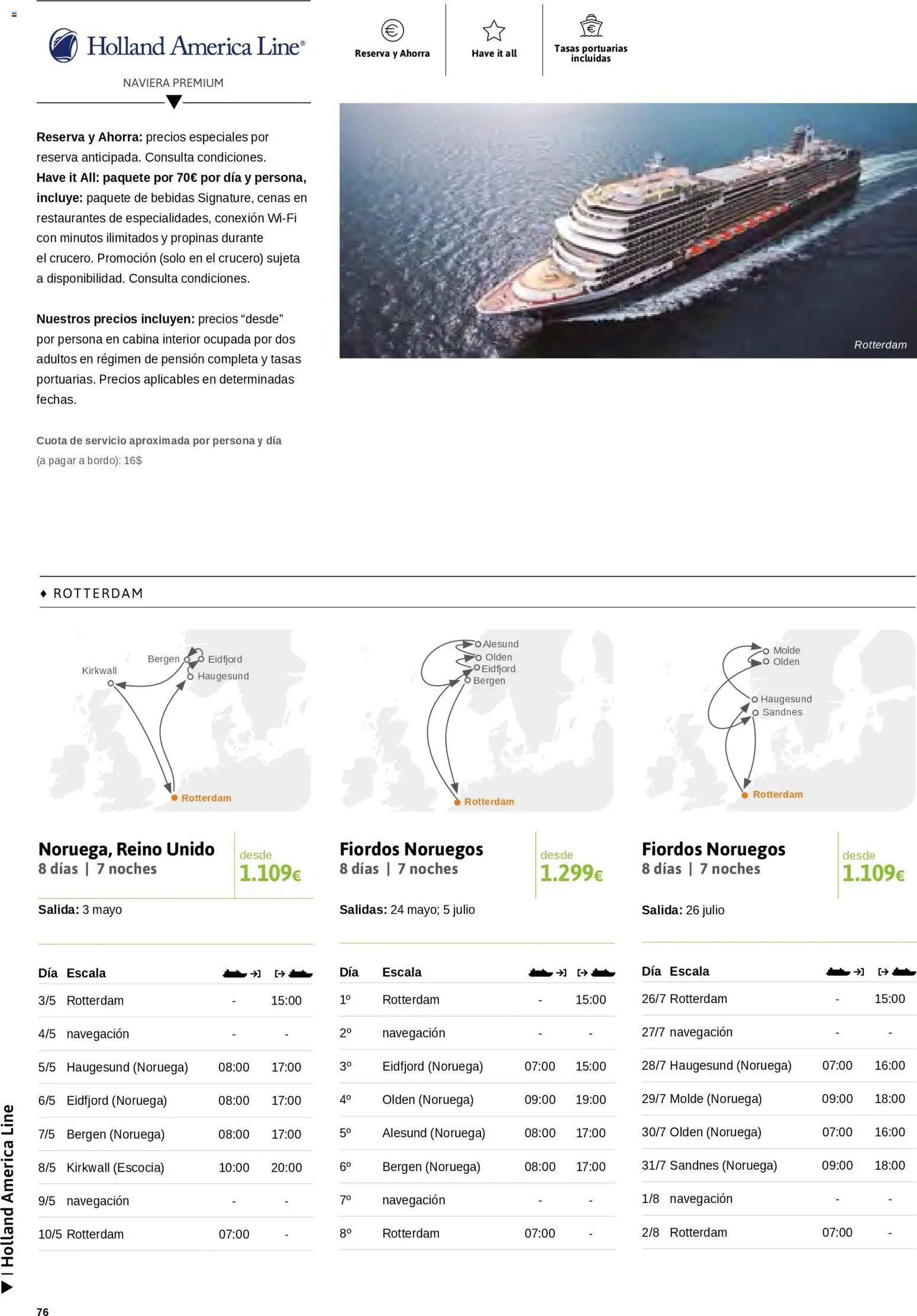 Viajes El Corte Inglés Cruceros marítimos
