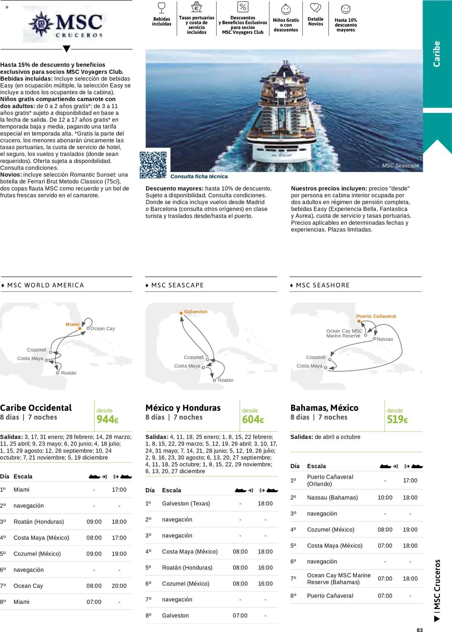 Viajes El Corte Inglés Cruceros marítimos