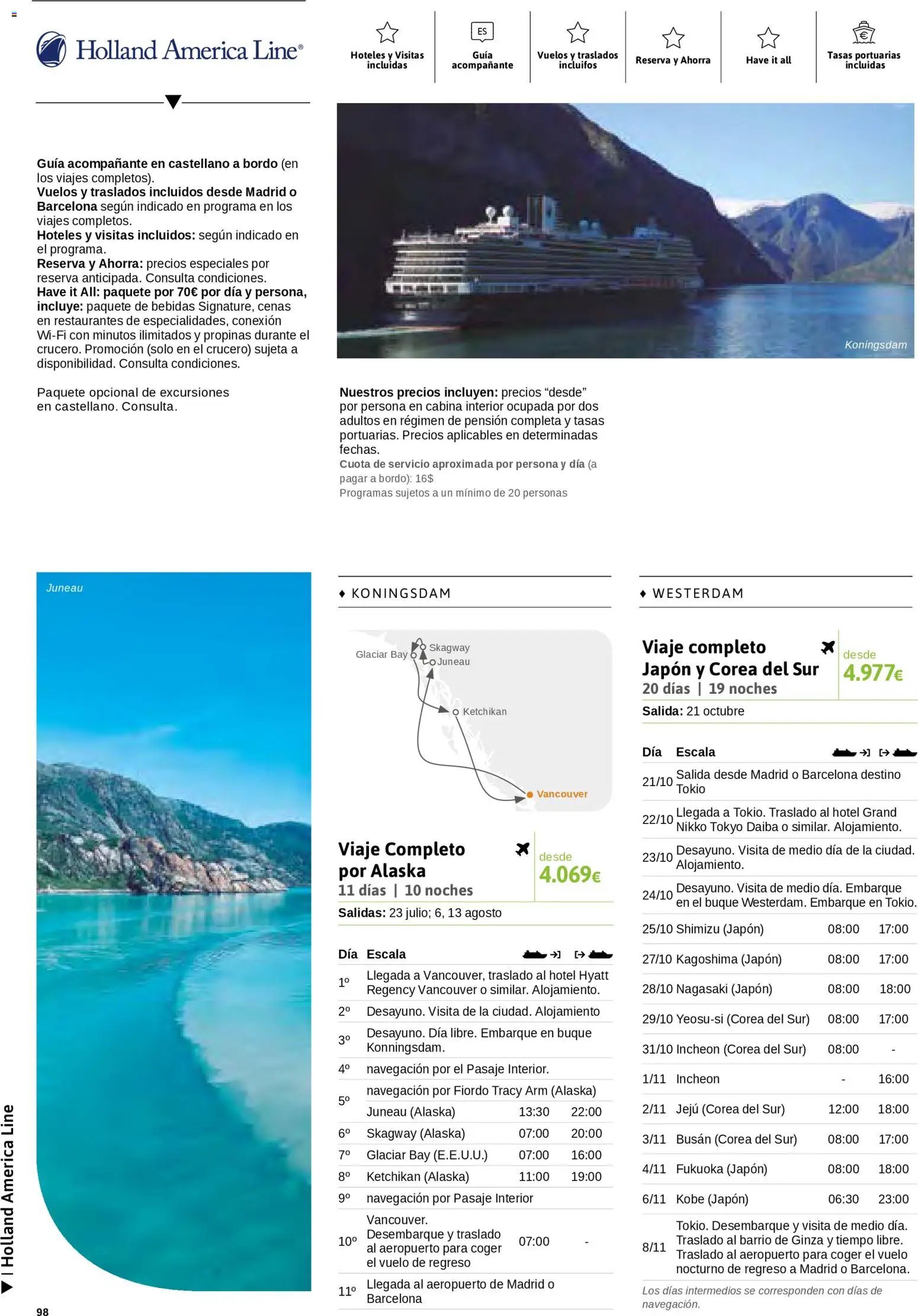 Viajes El Corte Inglés Cruceros marítimos