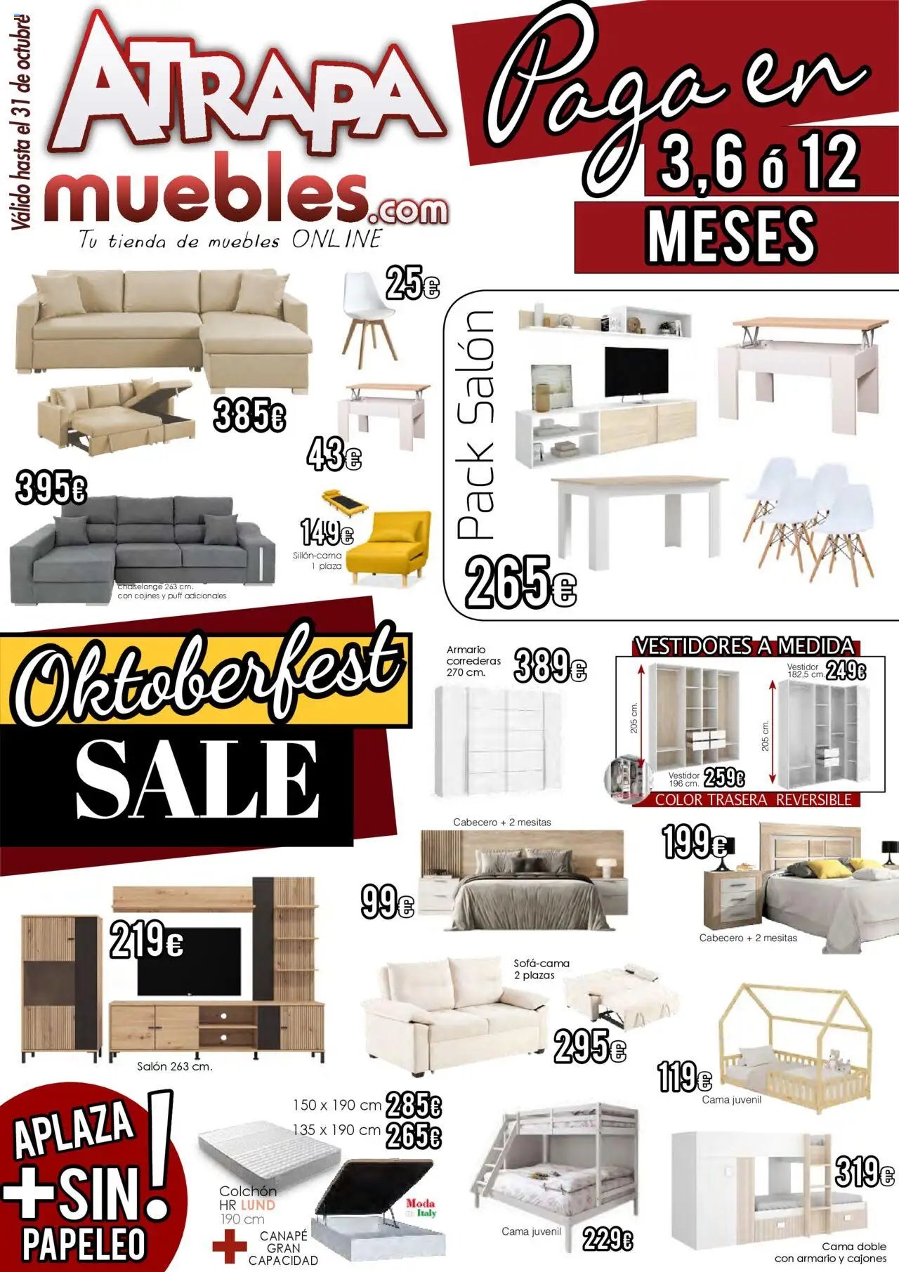 Atrapa Muebles folleto