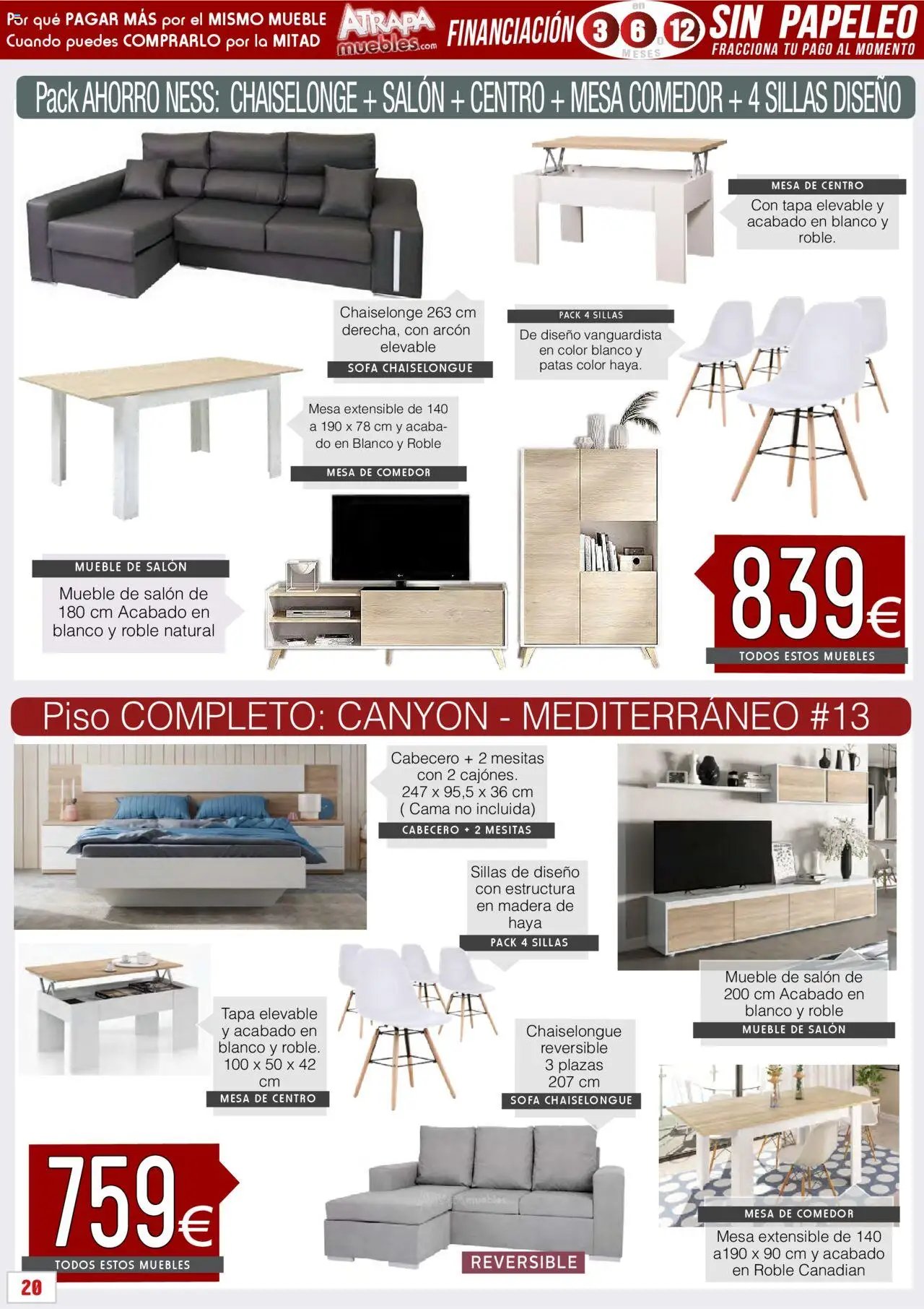 Atrapa Muebles folleto