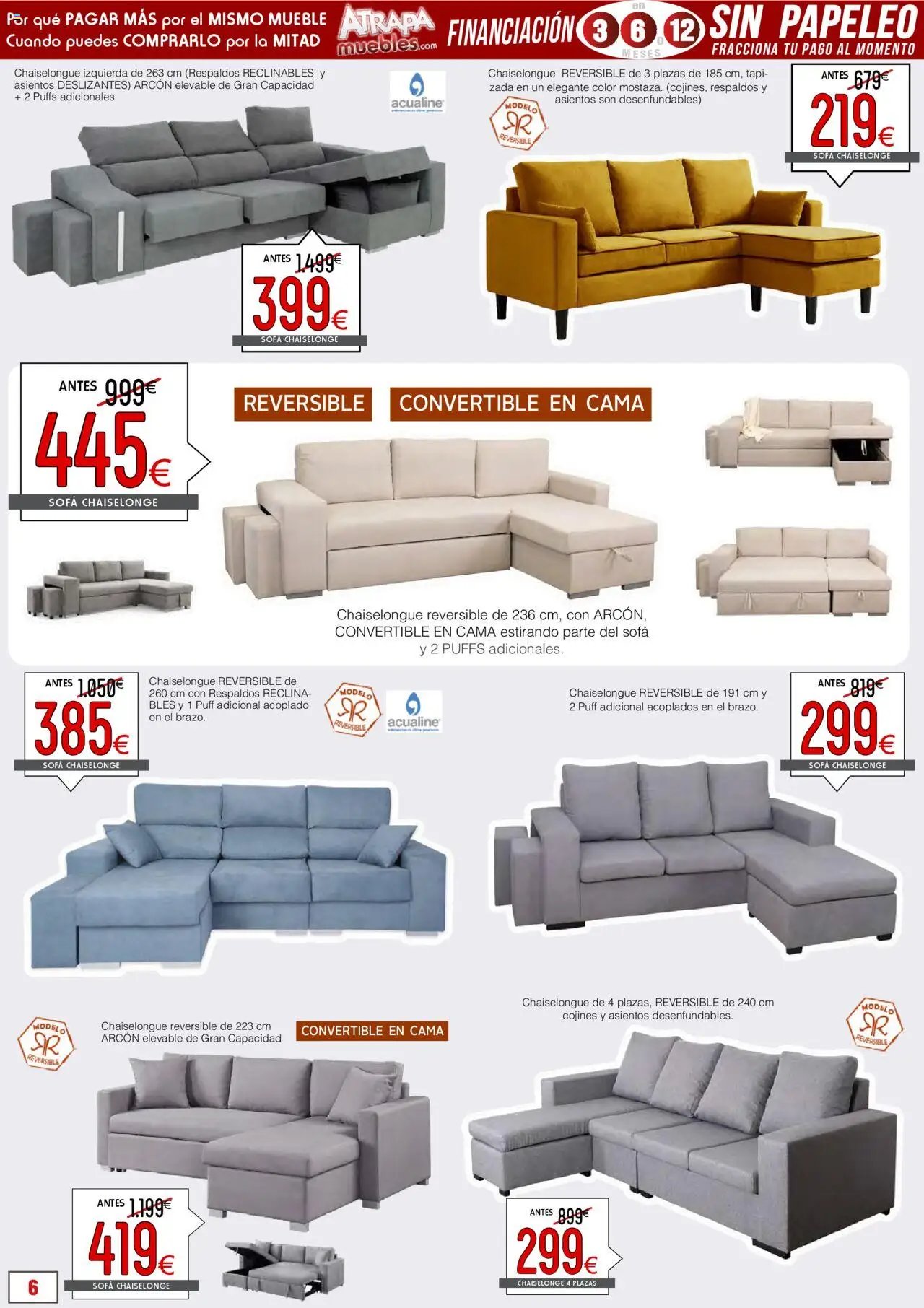 Atrapa Muebles folleto