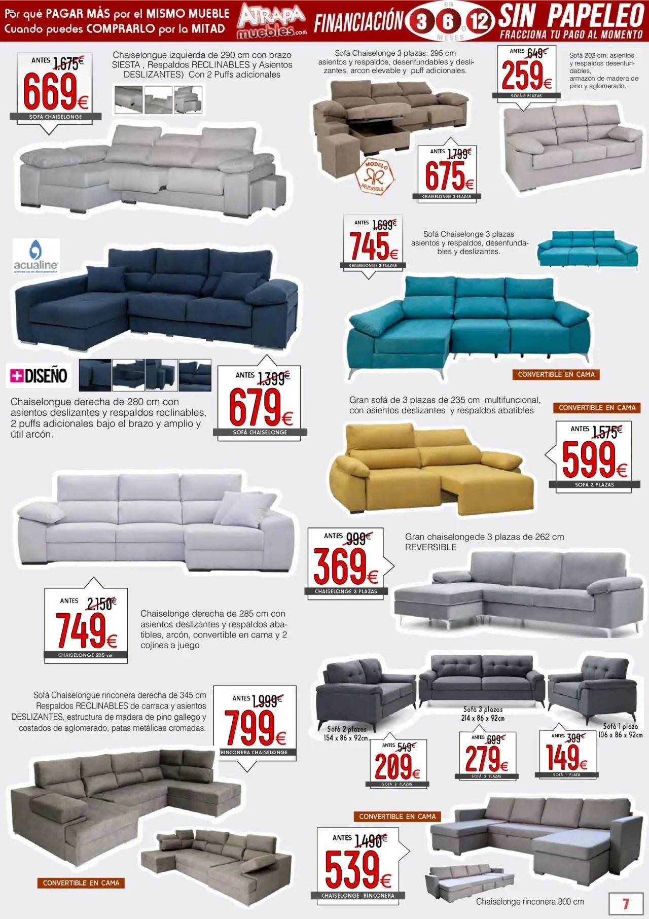 Atrapa Muebles folleto