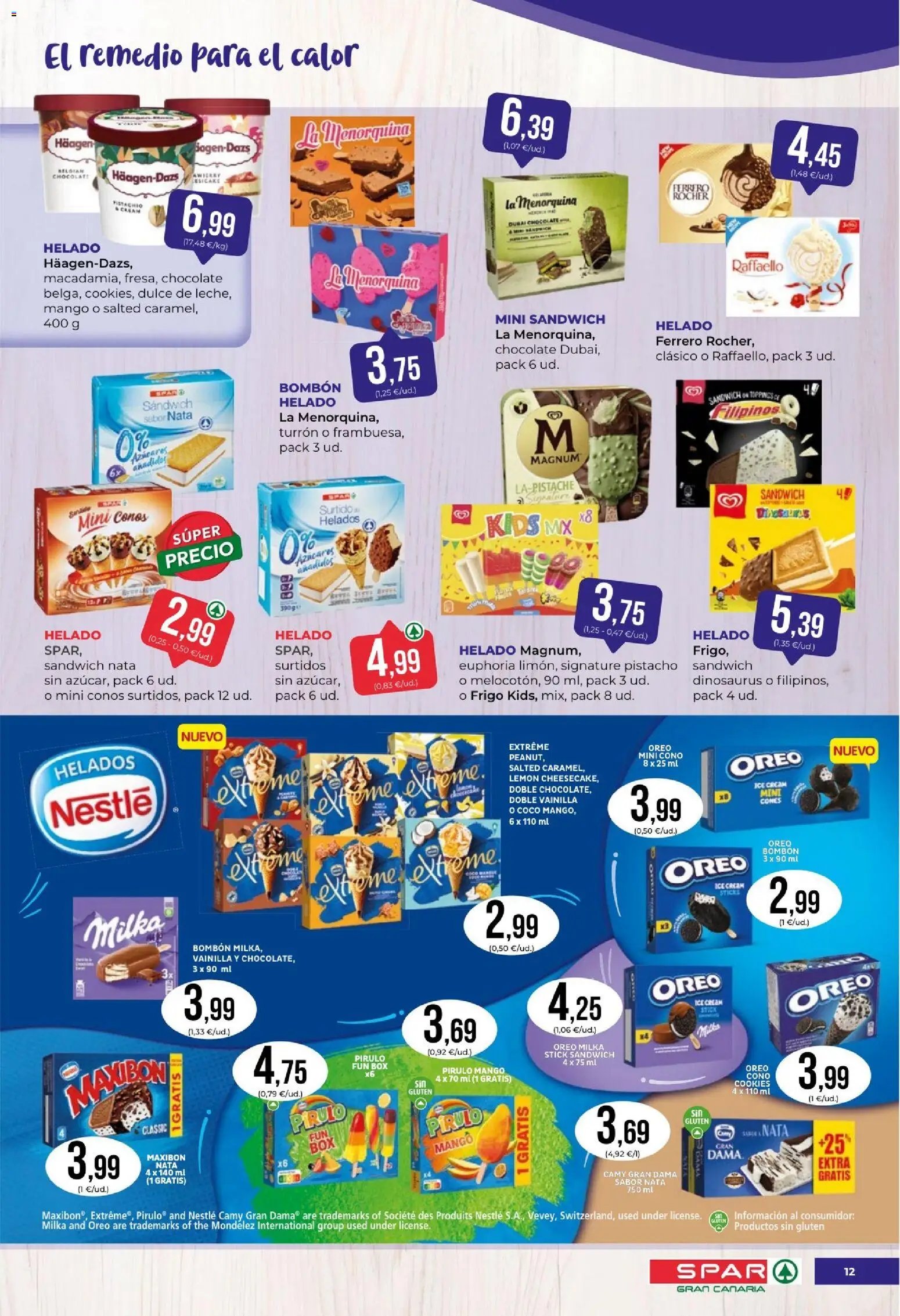 Spar folleto