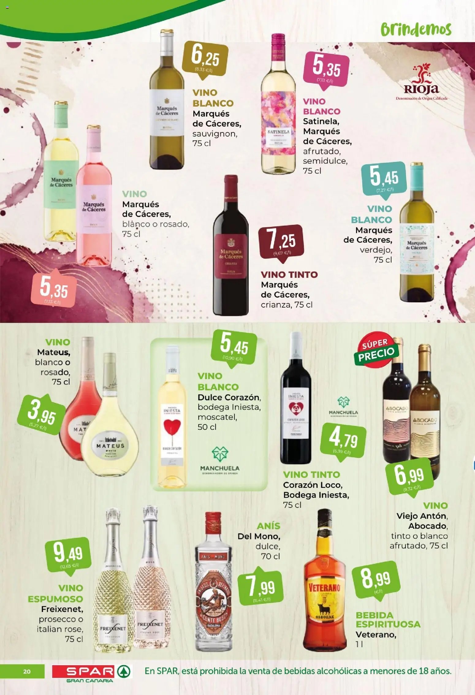 Spar folleto