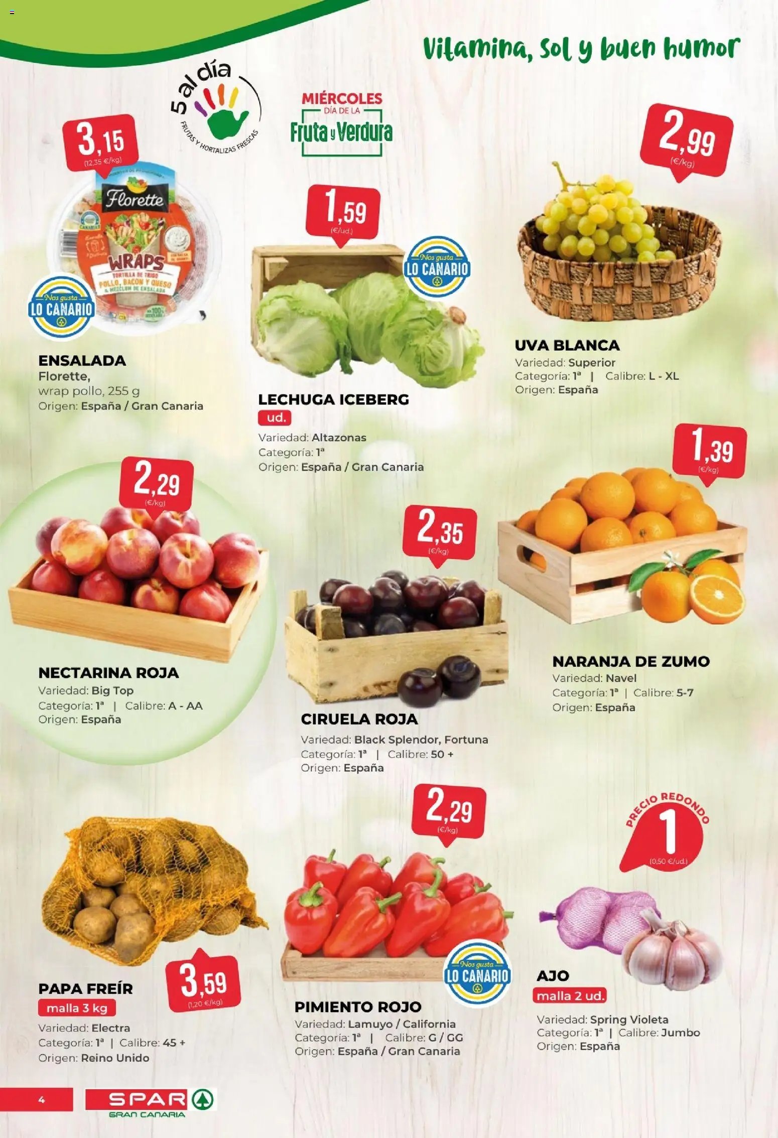 Spar folleto