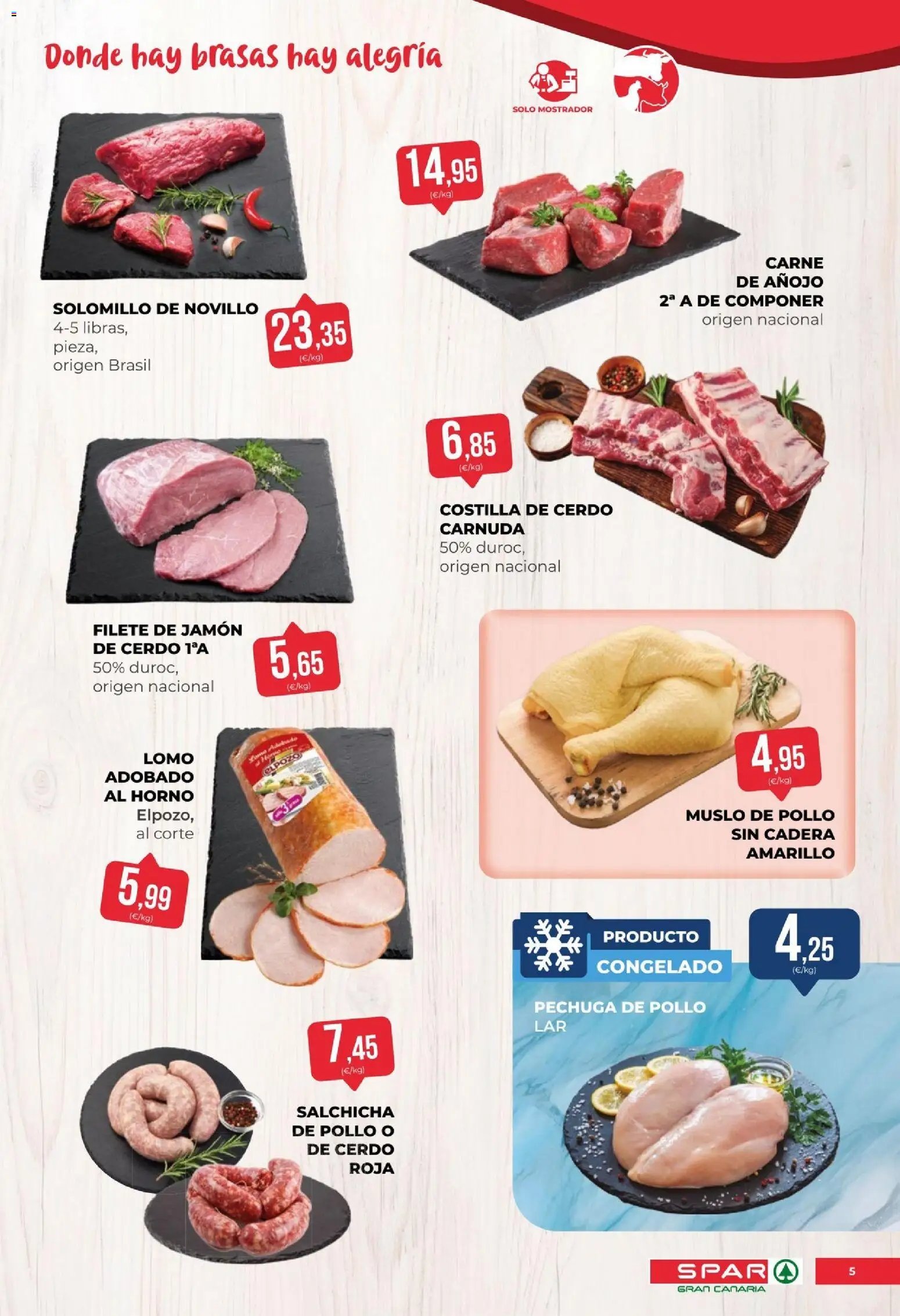 Spar folleto