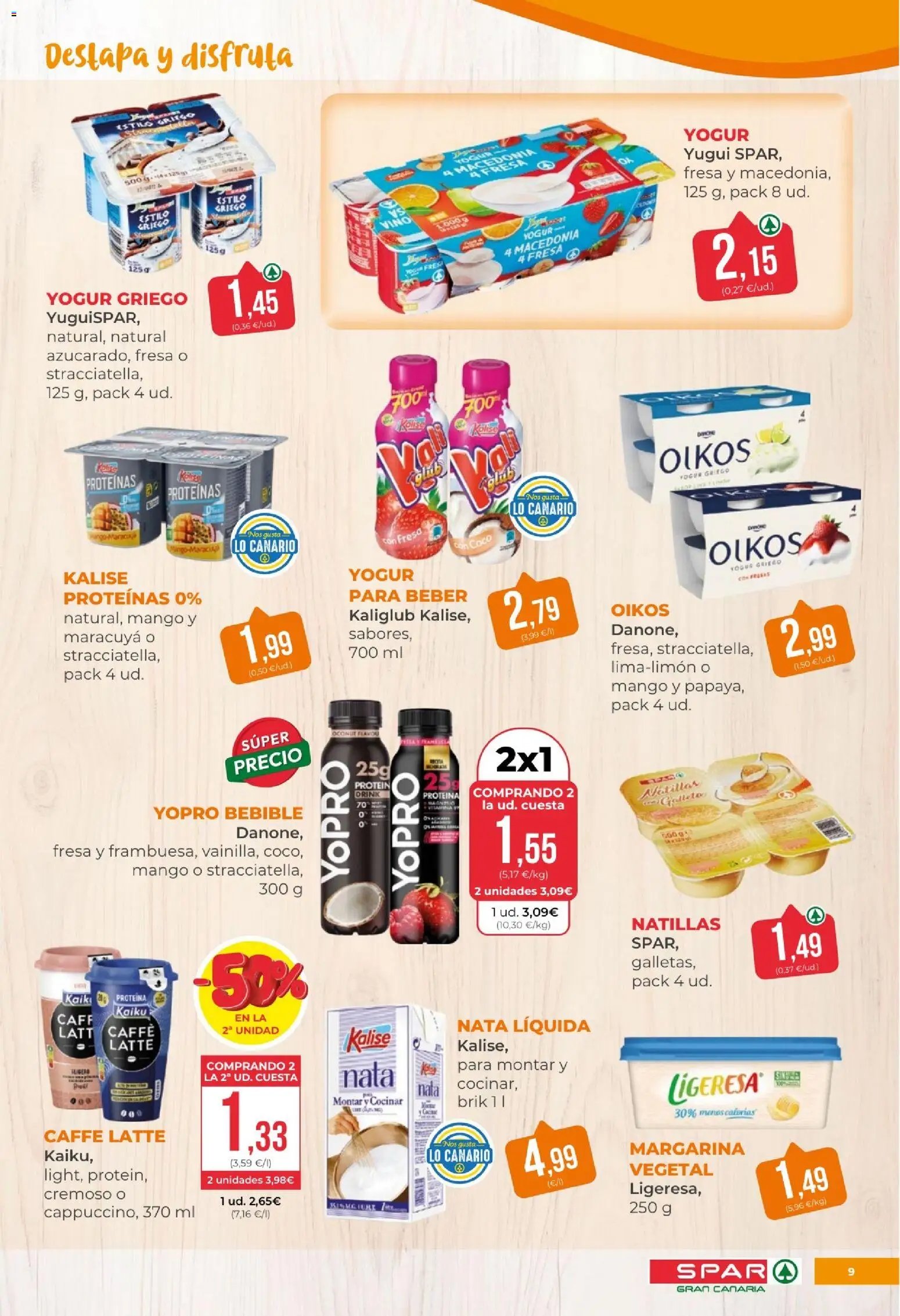 Spar folleto