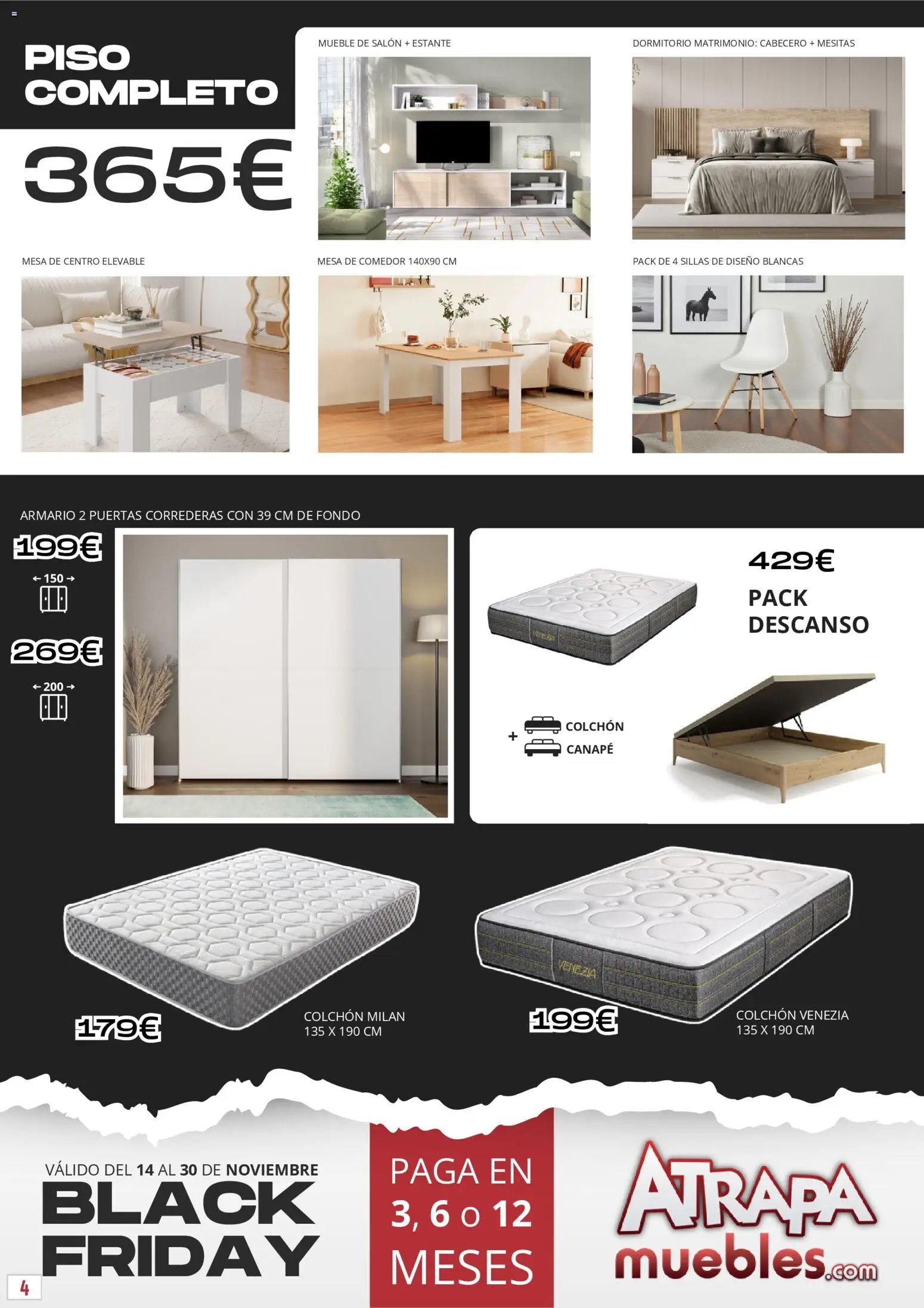 Atrapa Muebles - Black Friday