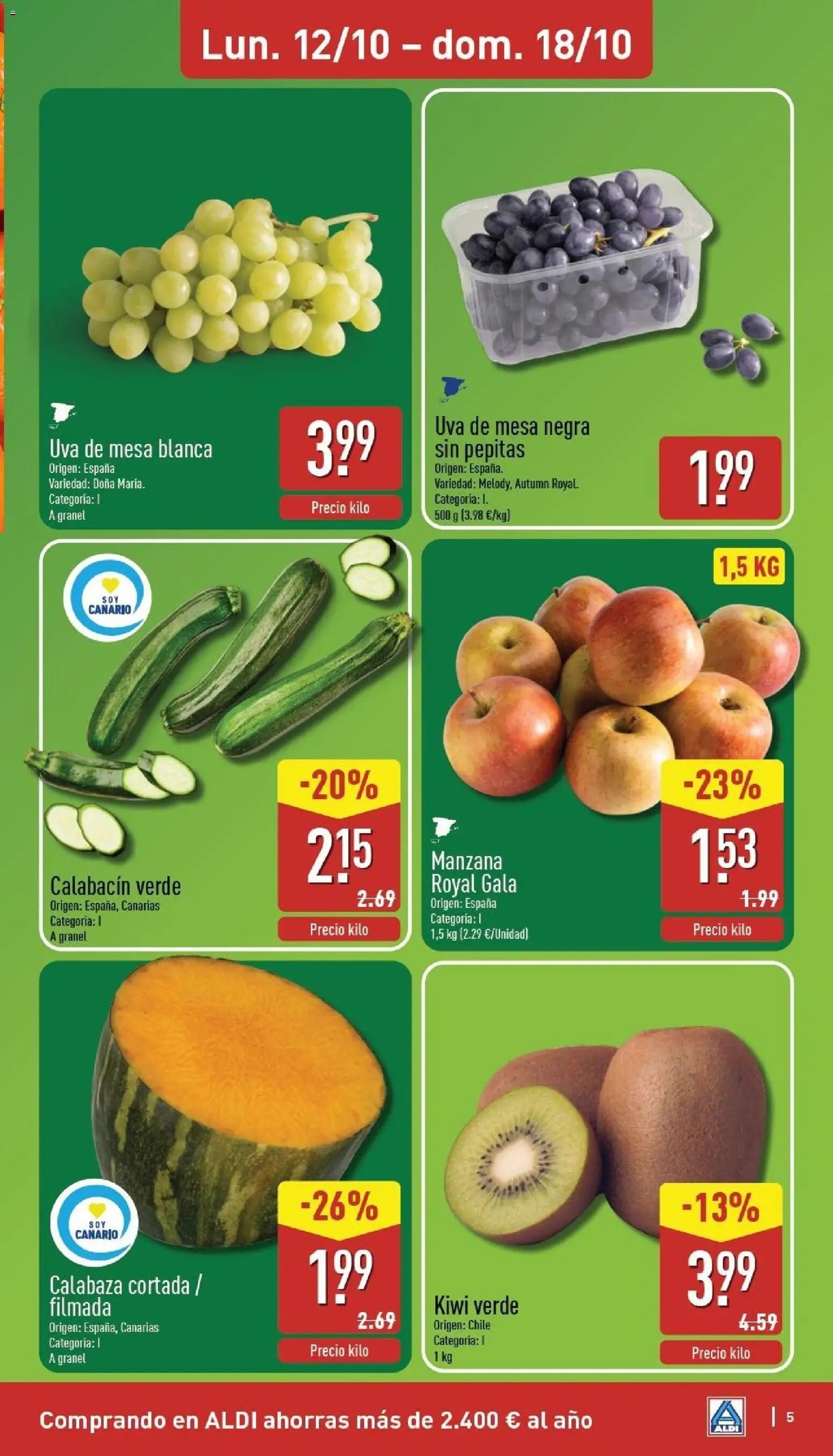 Aldi folleto Canarias