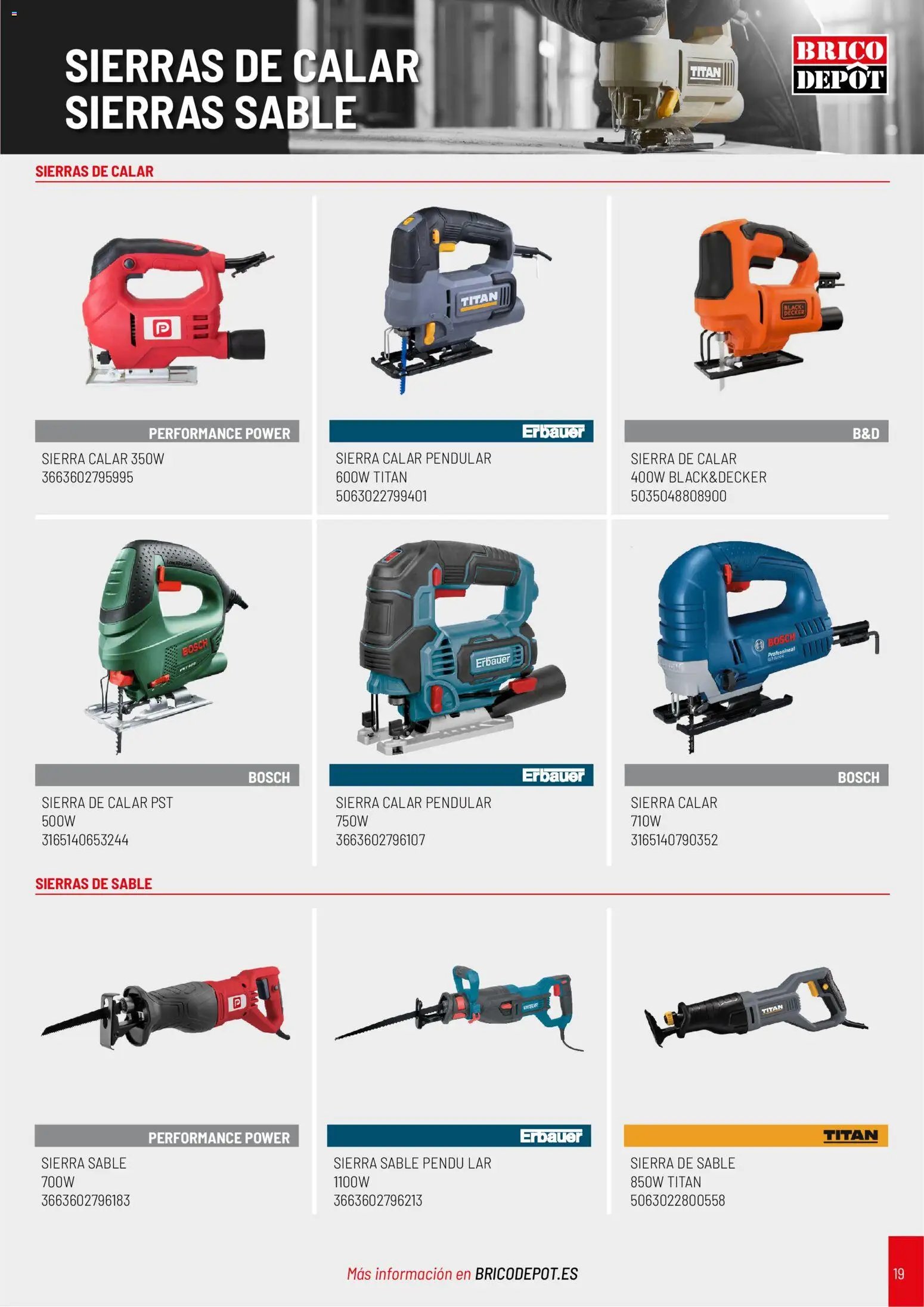 Brico Depôt Catalogo de Herramientas