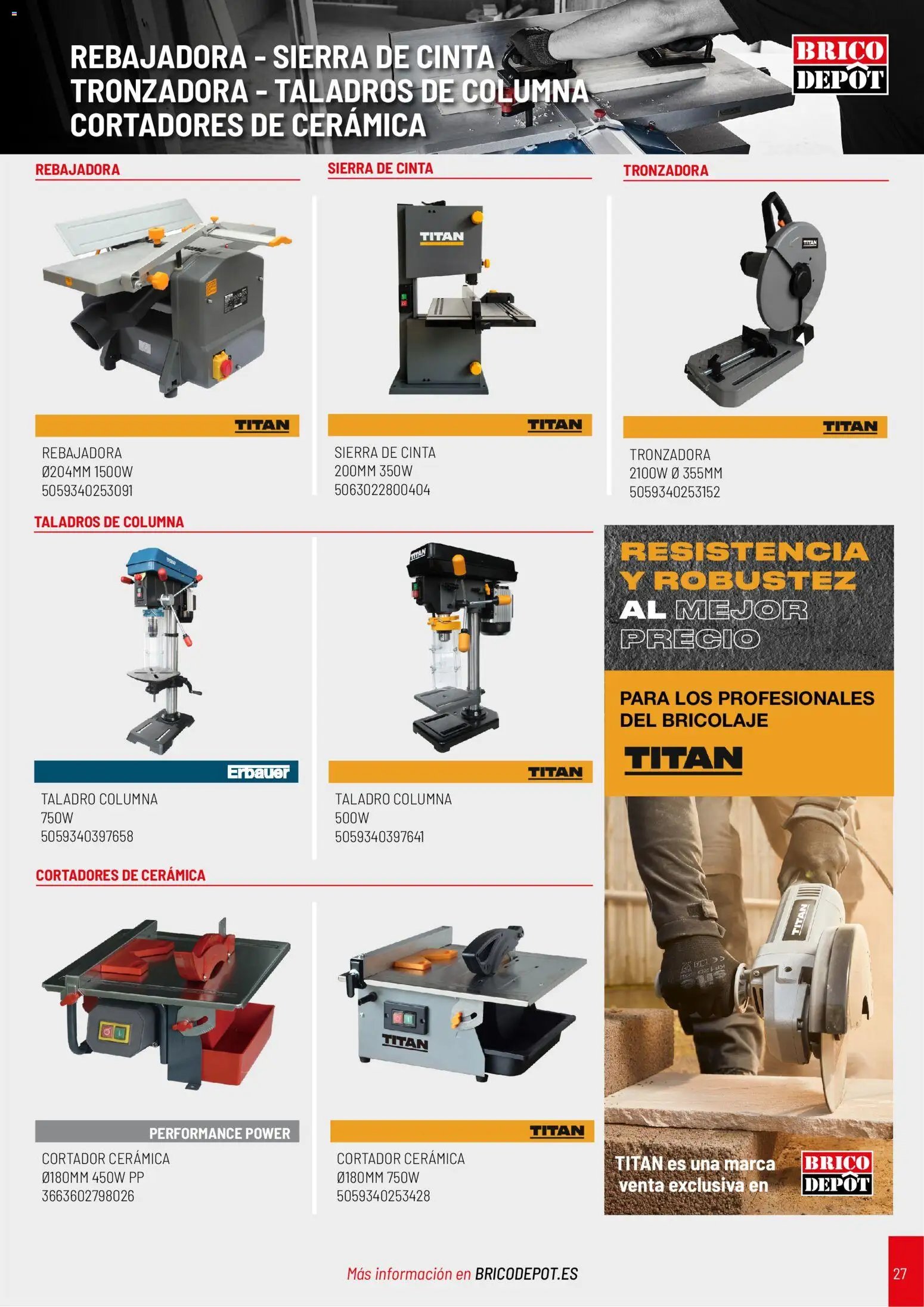 Brico Depôt Catalogo de Herramientas