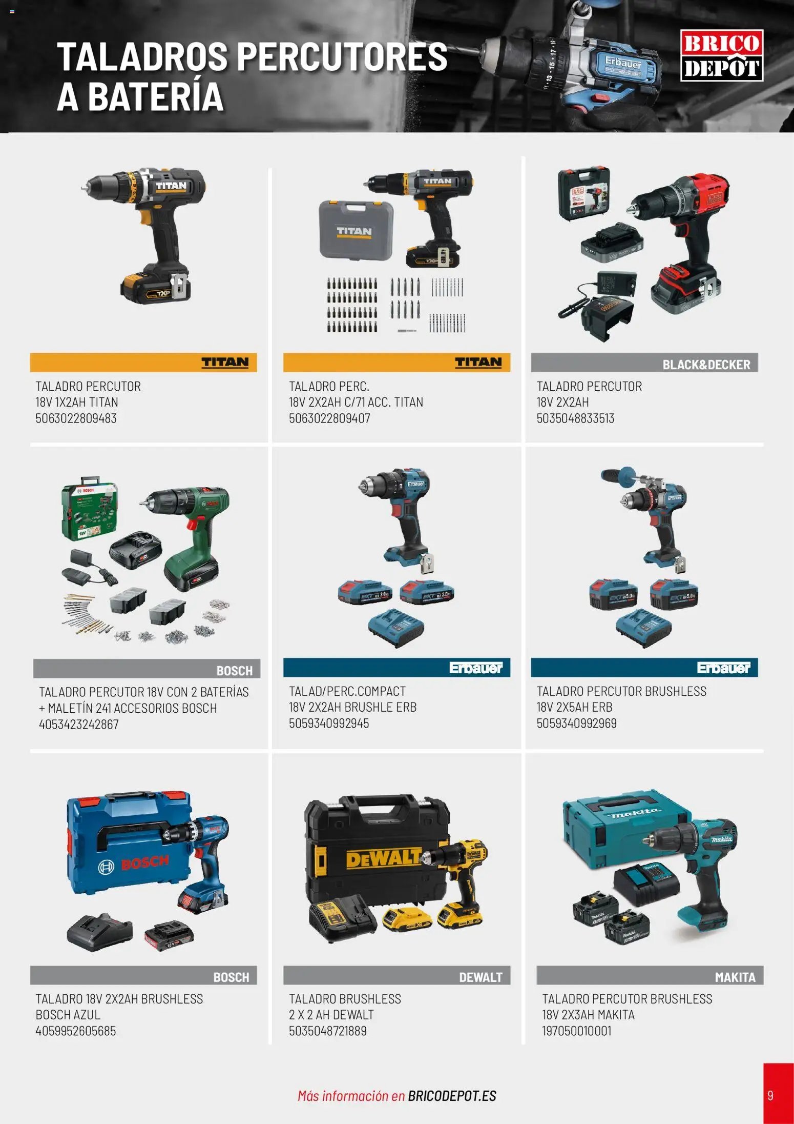 Brico Depôt Catalogo de Herramientas