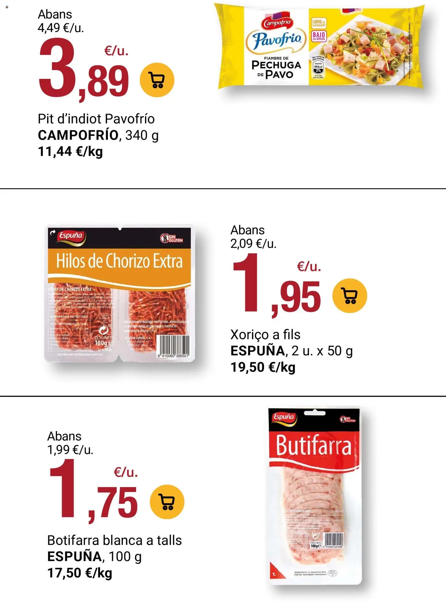 Bonpreu folleto