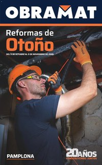 Obramat - Reformas Otono Imprenta Almacenes 38 Pamplona 2026