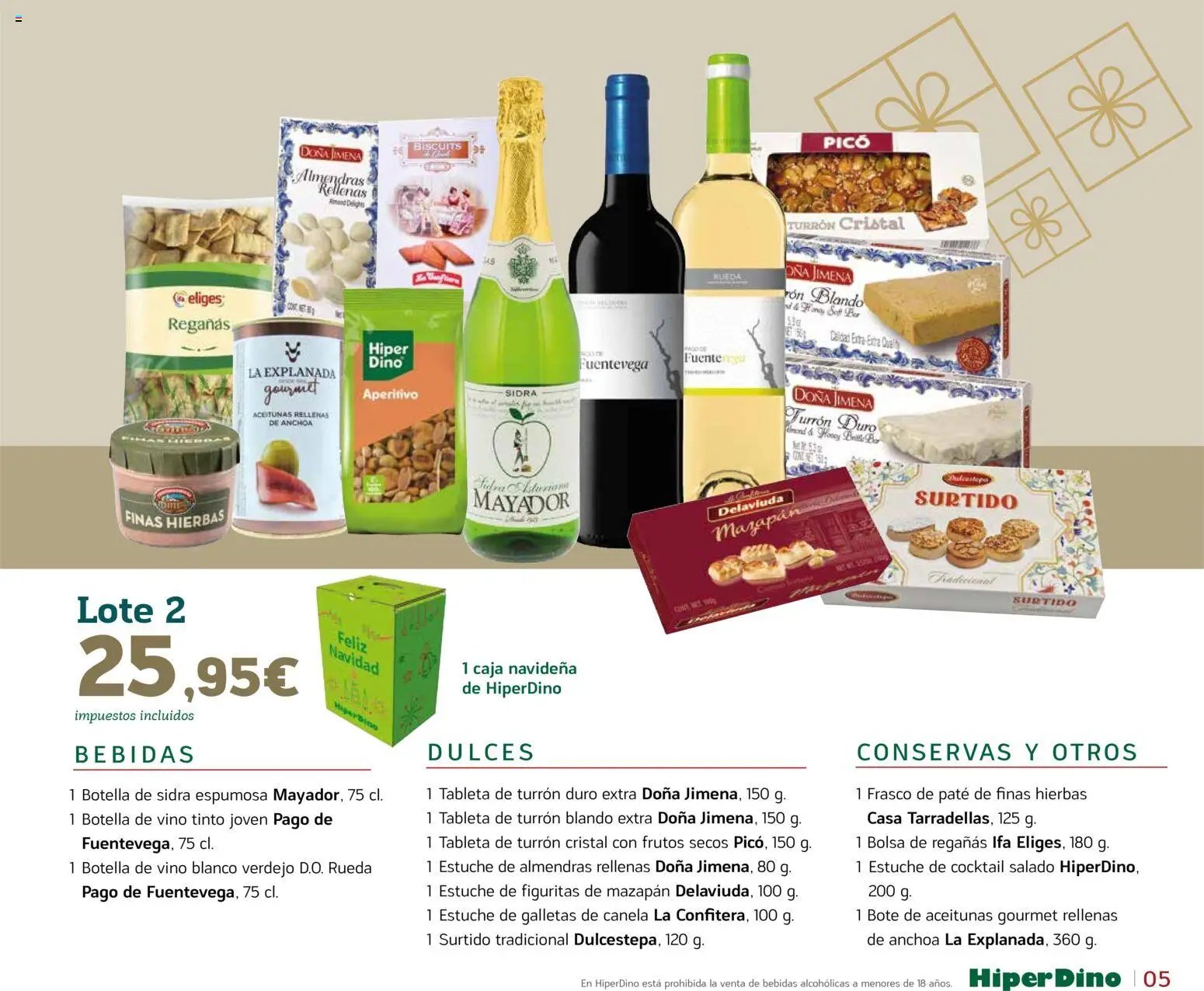 HiperDino - Catálogo Lotes y Cestas