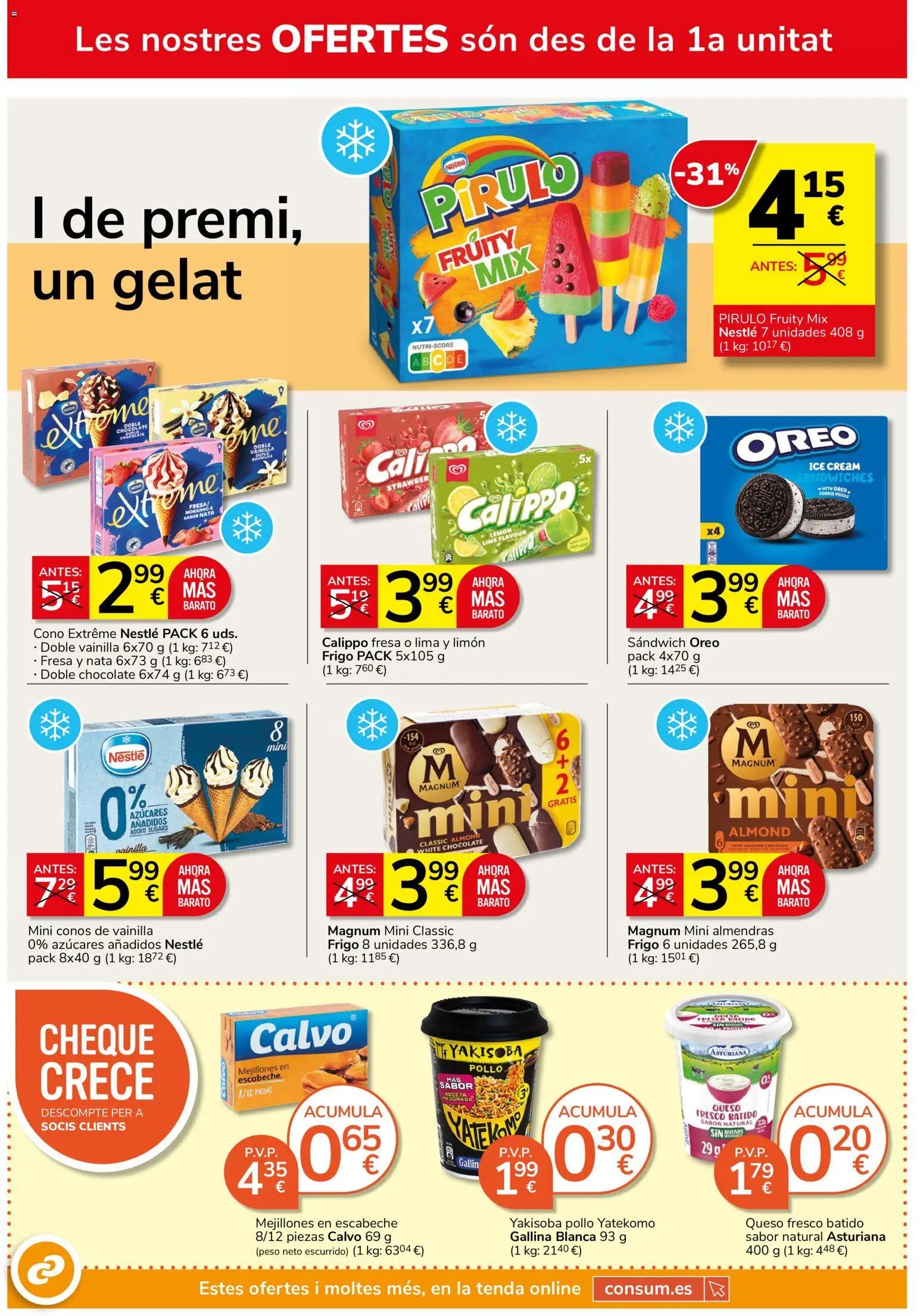Consum folleto