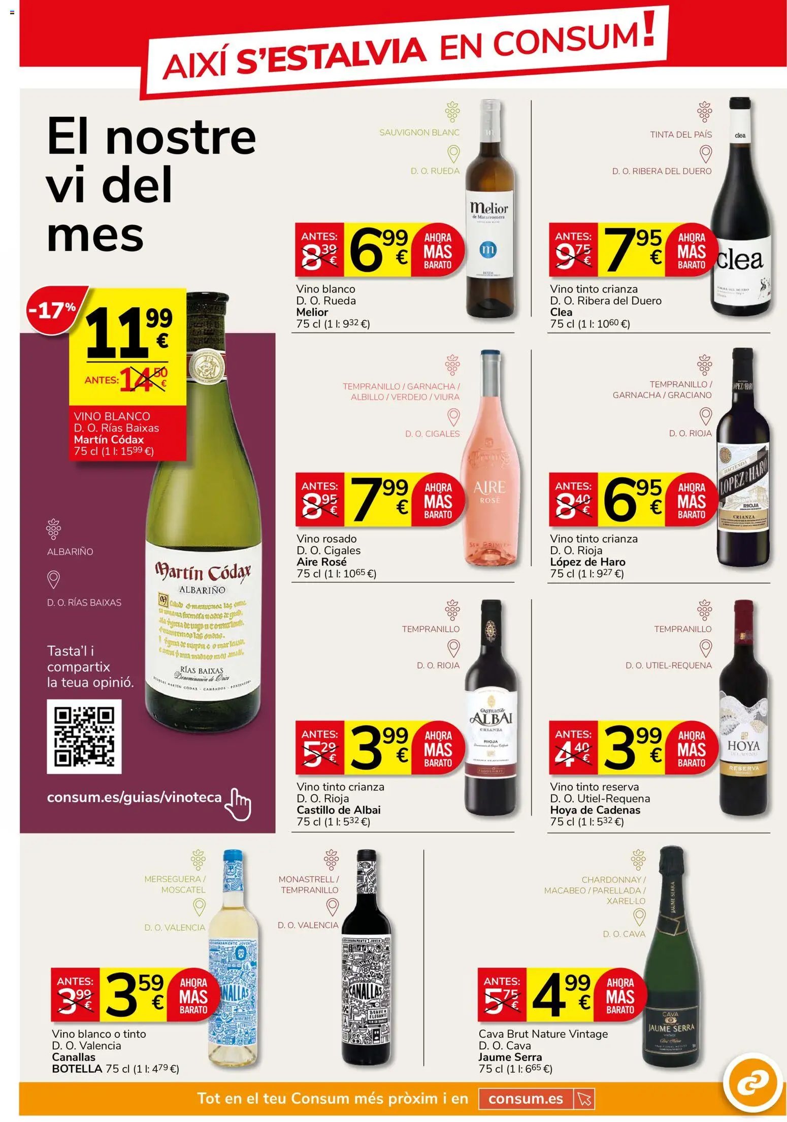 Consum folleto