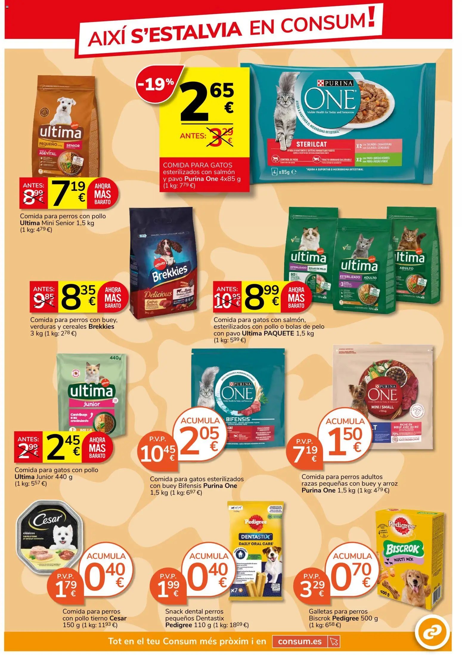 Consum folleto