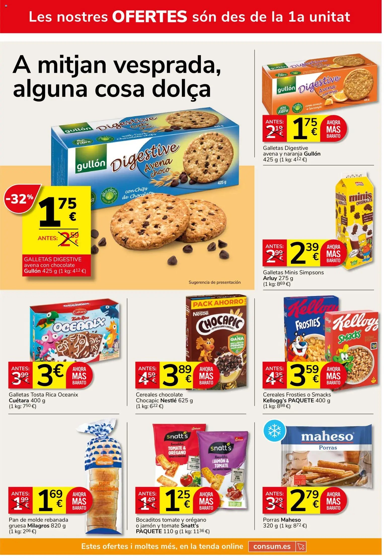Consum folleto